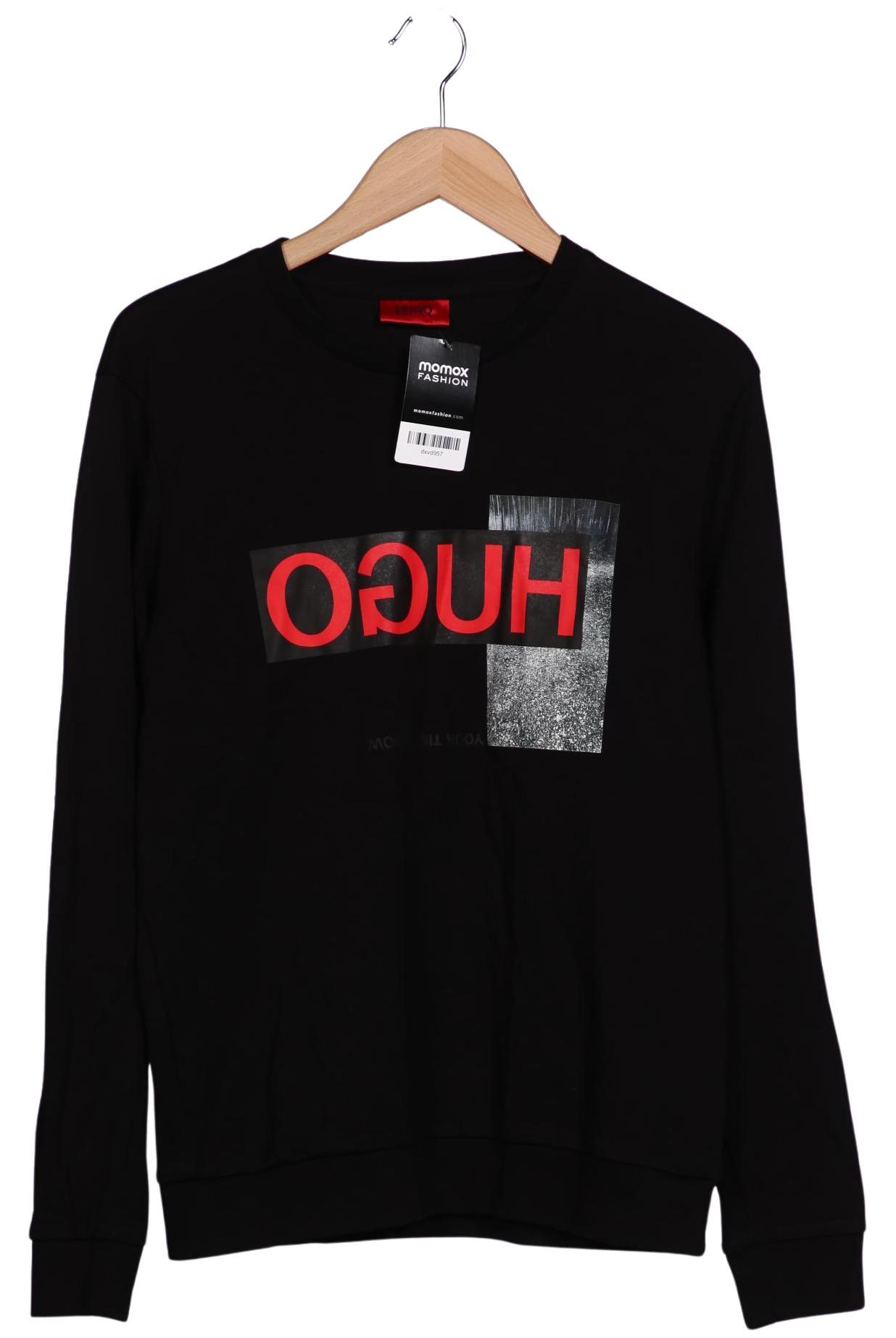 

Hugo by Hugo Boss Herren Sweatshirt, schwarz, Gr. 48