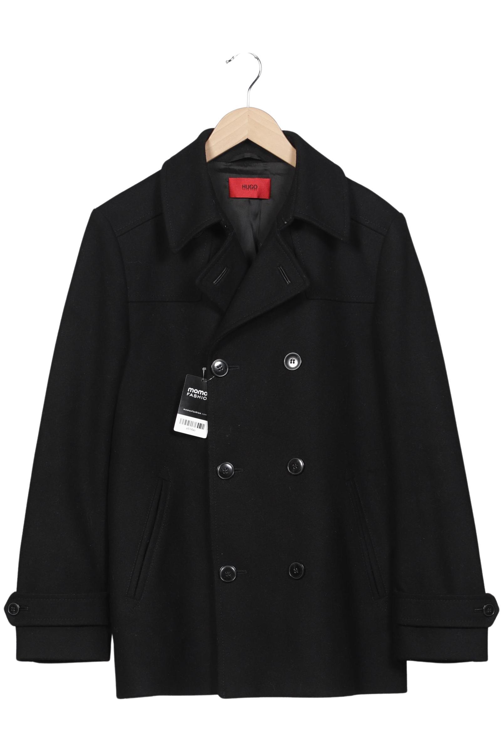 

Hugo by Hugo Boss Herren Mantel, schwarz, Gr. 48