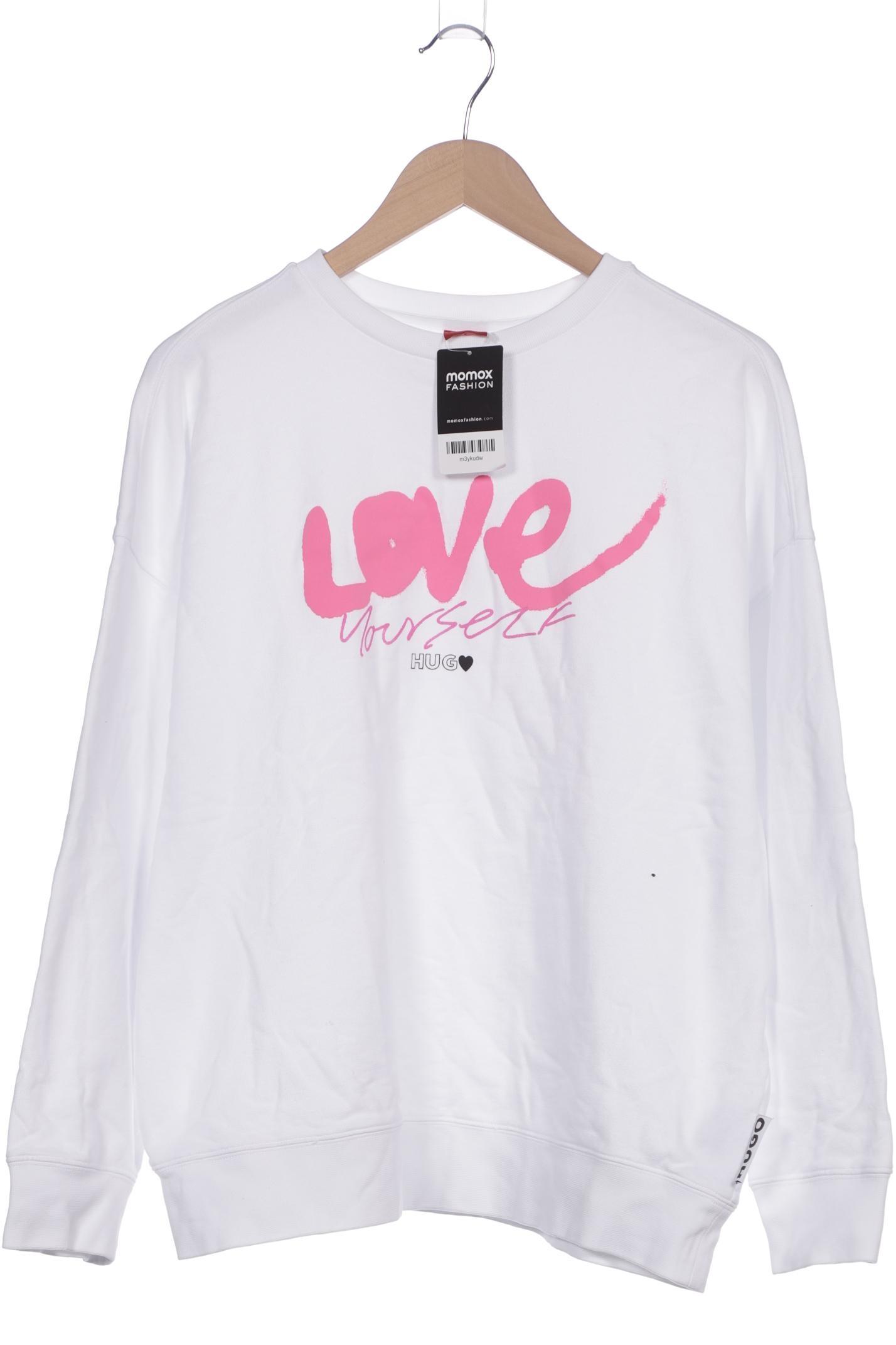 

Hugo by Hugo Boss Damen Sweatshirt, weiß, Gr. 36