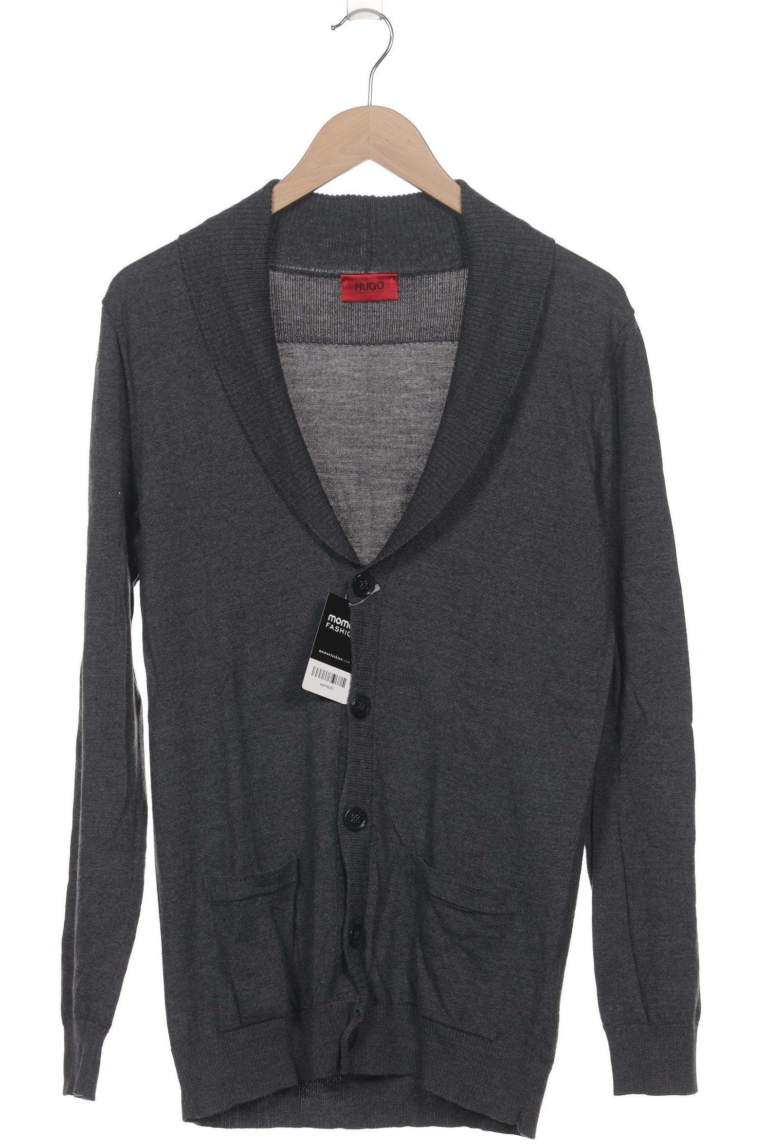 

Hugo by Hugo Boss Herren Strickjacke, grau, Gr. 46