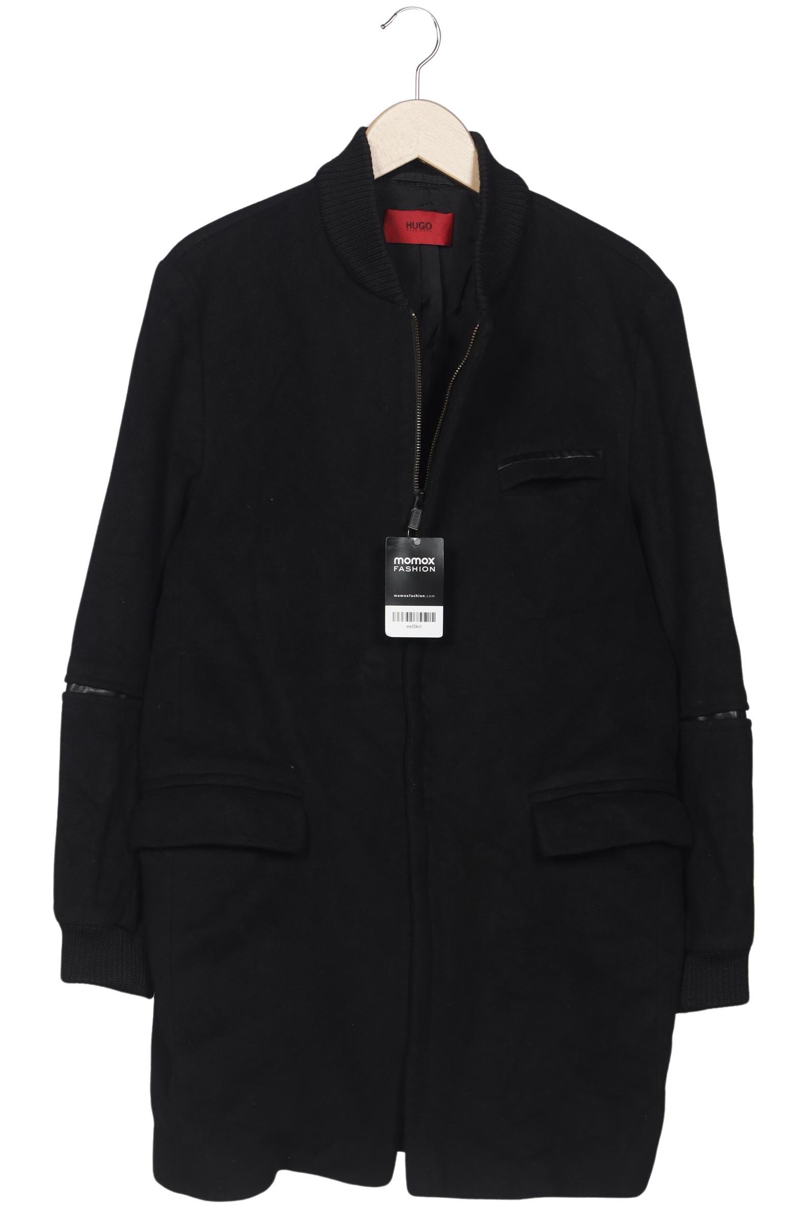 

Hugo by Hugo Boss Herren Mantel, schwarz, Gr. 48