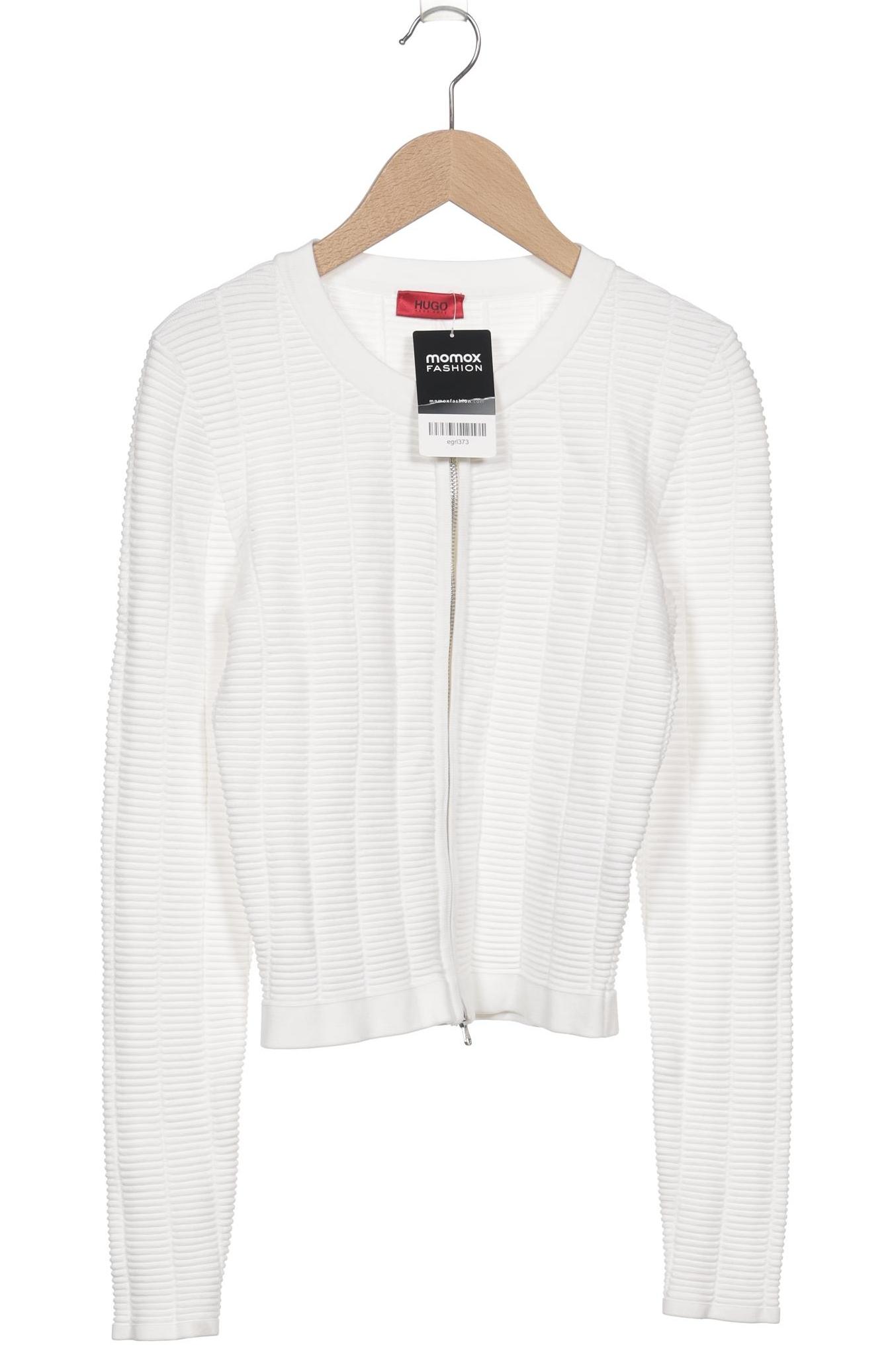 

Hugo by Hugo Boss Damen Strickjacke, weiß, Gr. 34