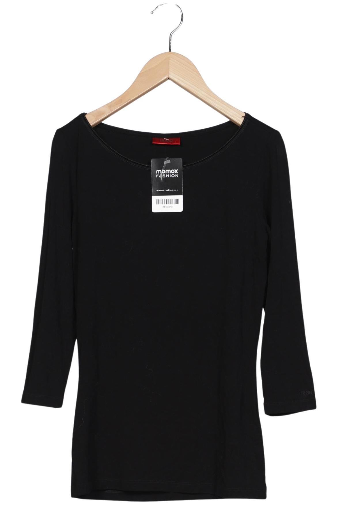 

Hugo by Hugo Boss Damen Langarmshirt, schwarz, Gr. 36