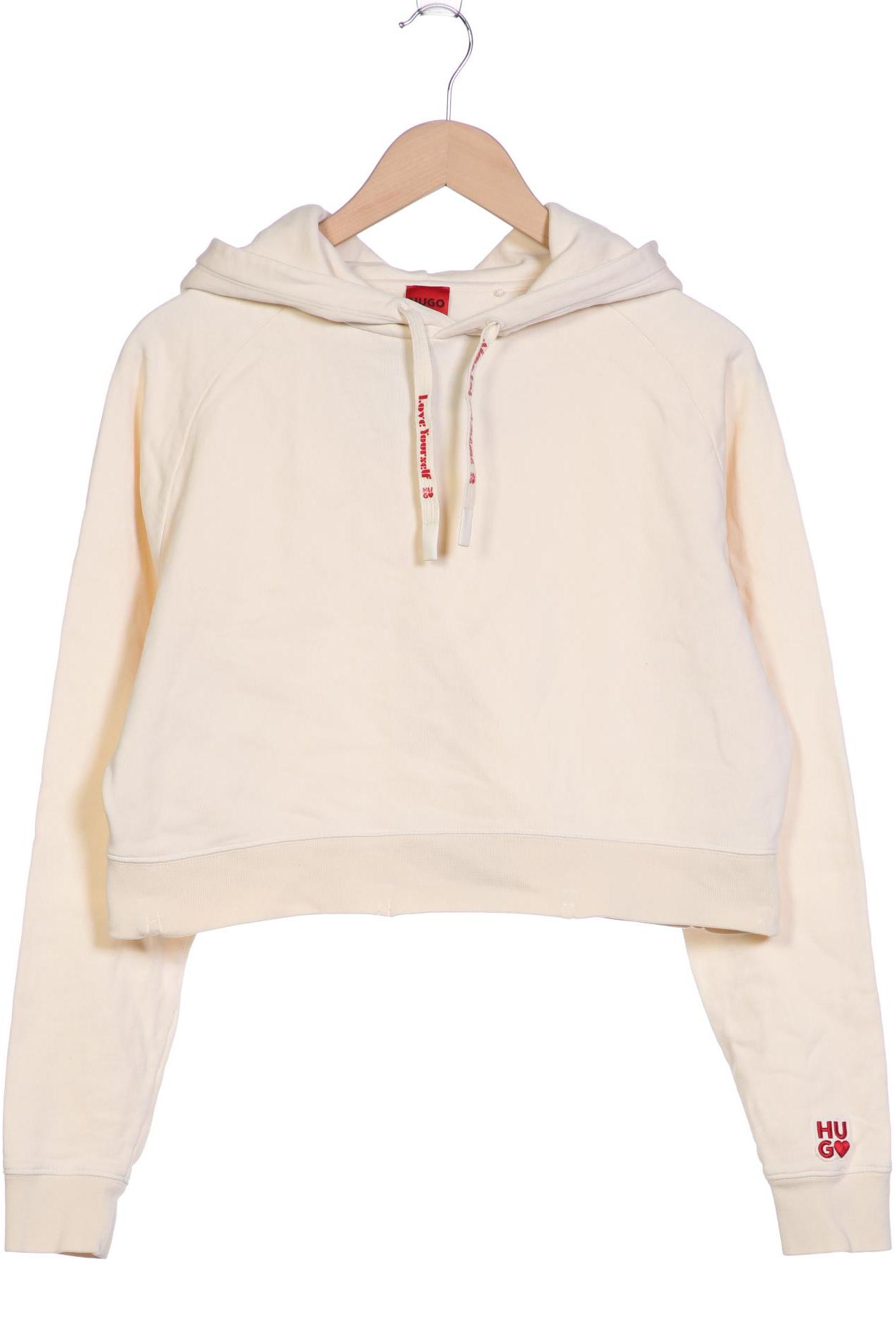 

HUGO by Hugo Boss Damen Kapuzenpullover, cremeweiß