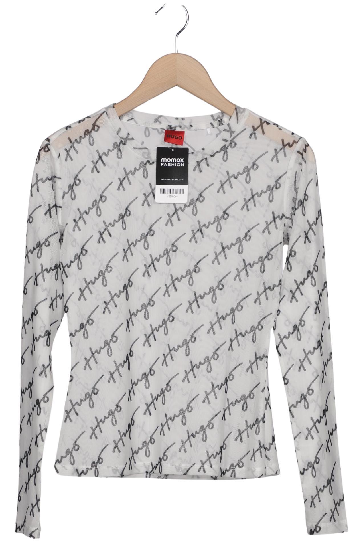 

Hugo by Hugo Boss Damen Langarmshirt, weiß, Gr. 38