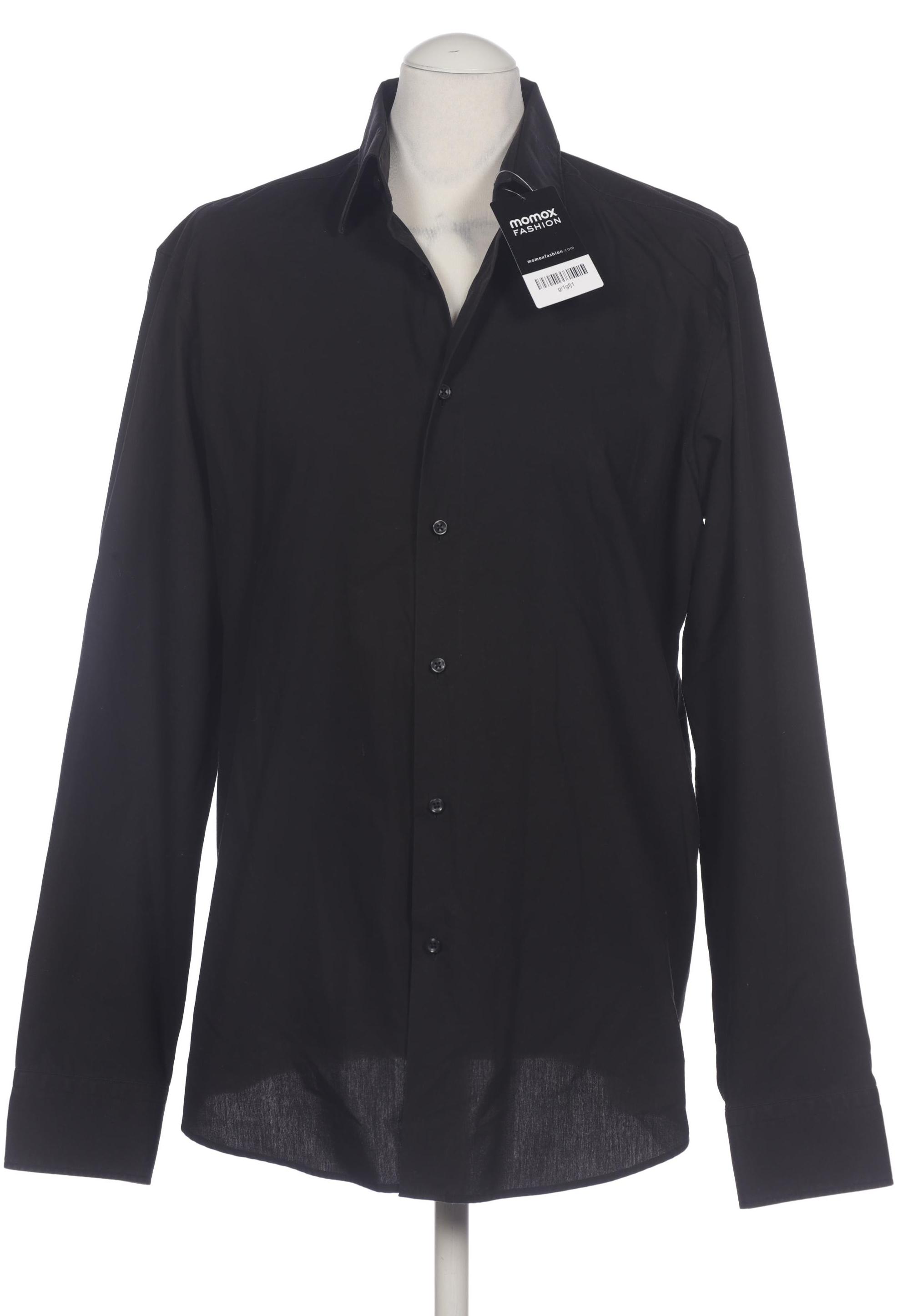 

Hugo by Hugo Boss Herren Hemd, schwarz, Gr. 52
