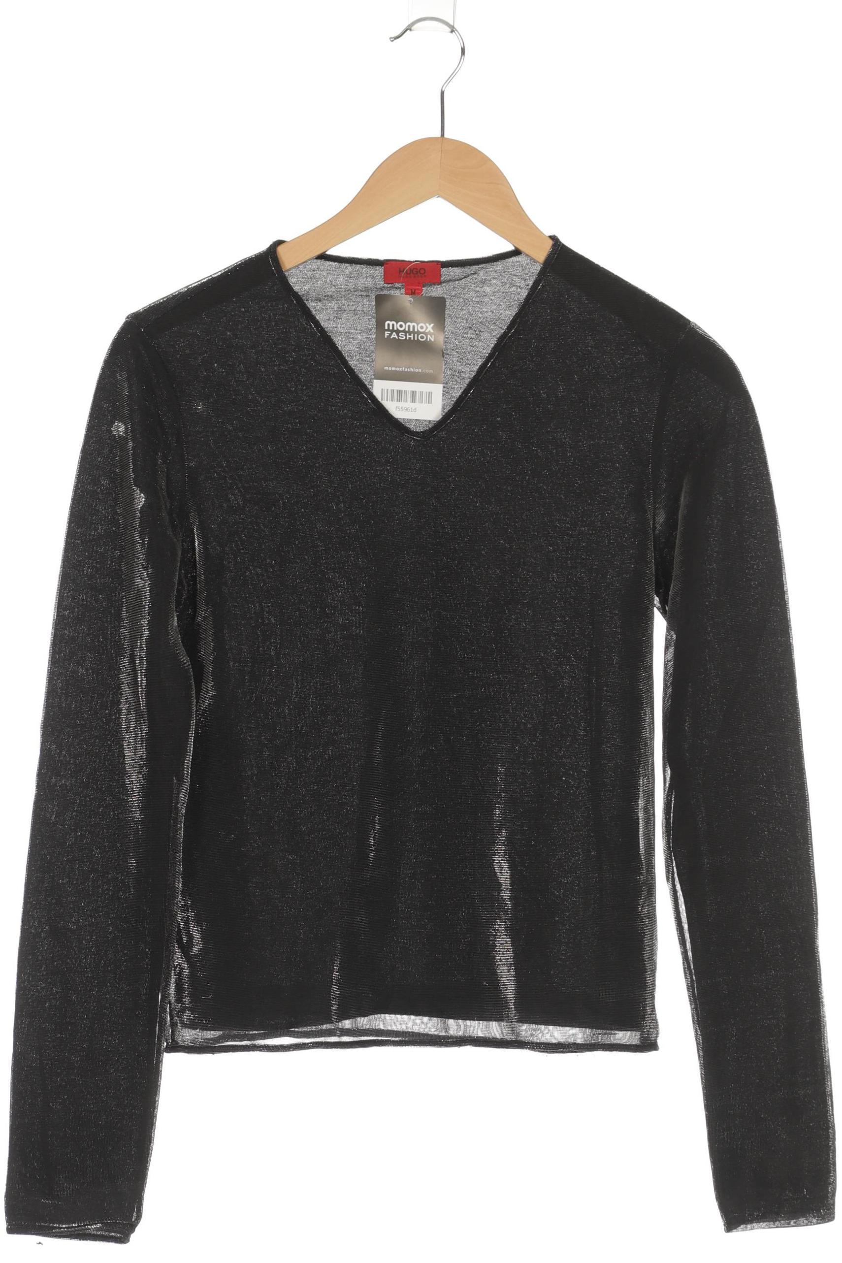 

Hugo by Hugo Boss Damen Langarmshirt, schwarz, Gr. 38