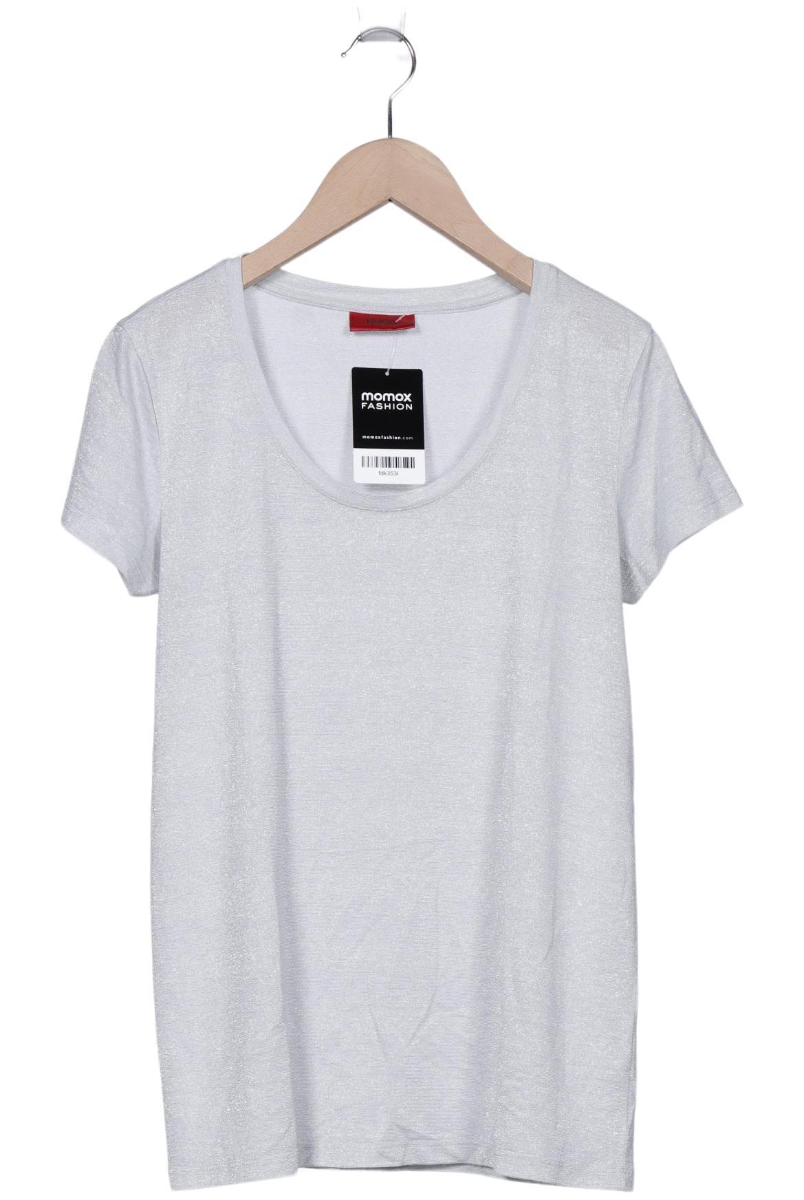 

Hugo by Hugo Boss Damen T-Shirt, silber, Gr. 36