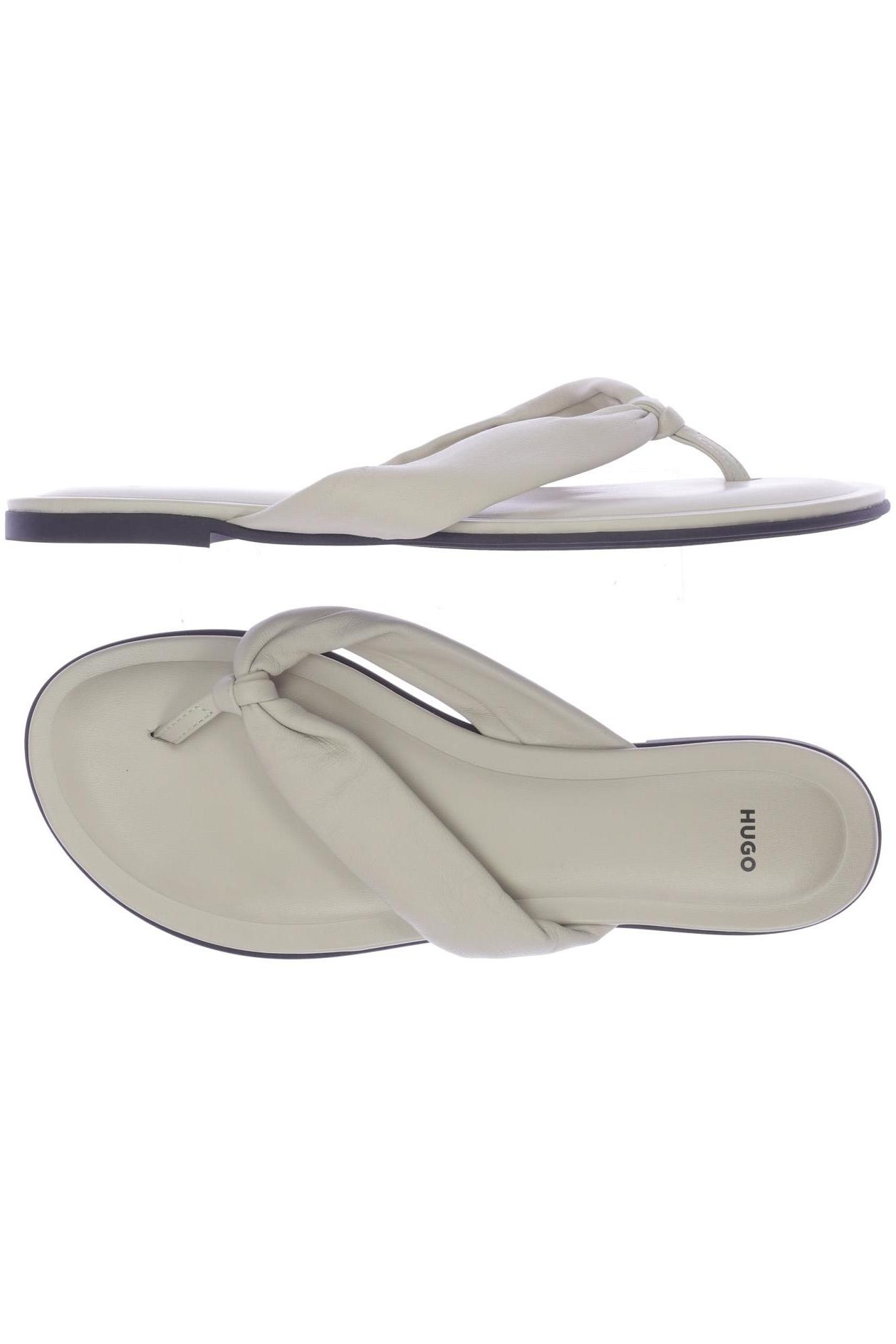 

Hugo by Hugo Boss Damen Sandale, cremeweiß, Gr. 38