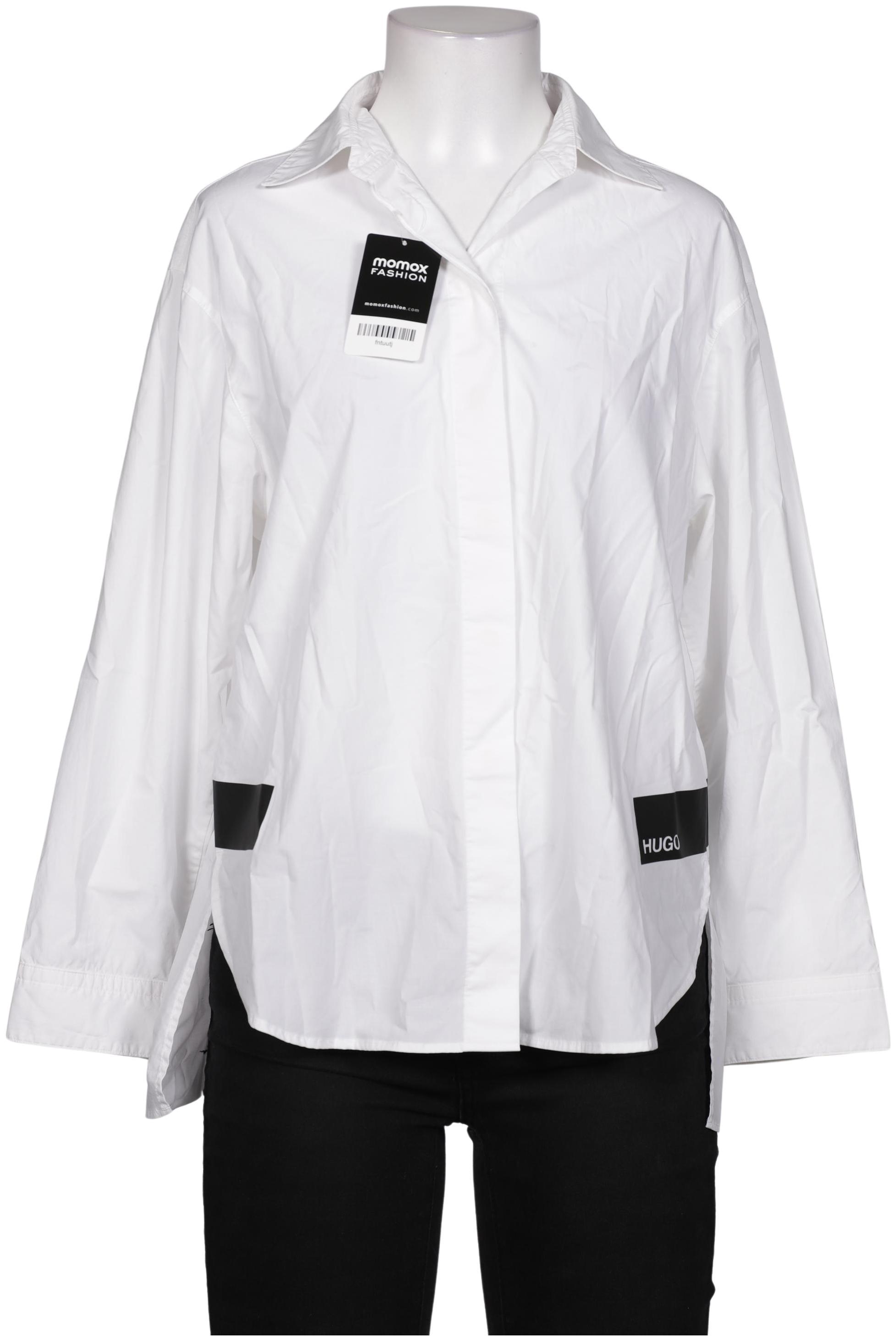 

Hugo by Hugo Boss Damen Bluse, weiß, Gr. 34