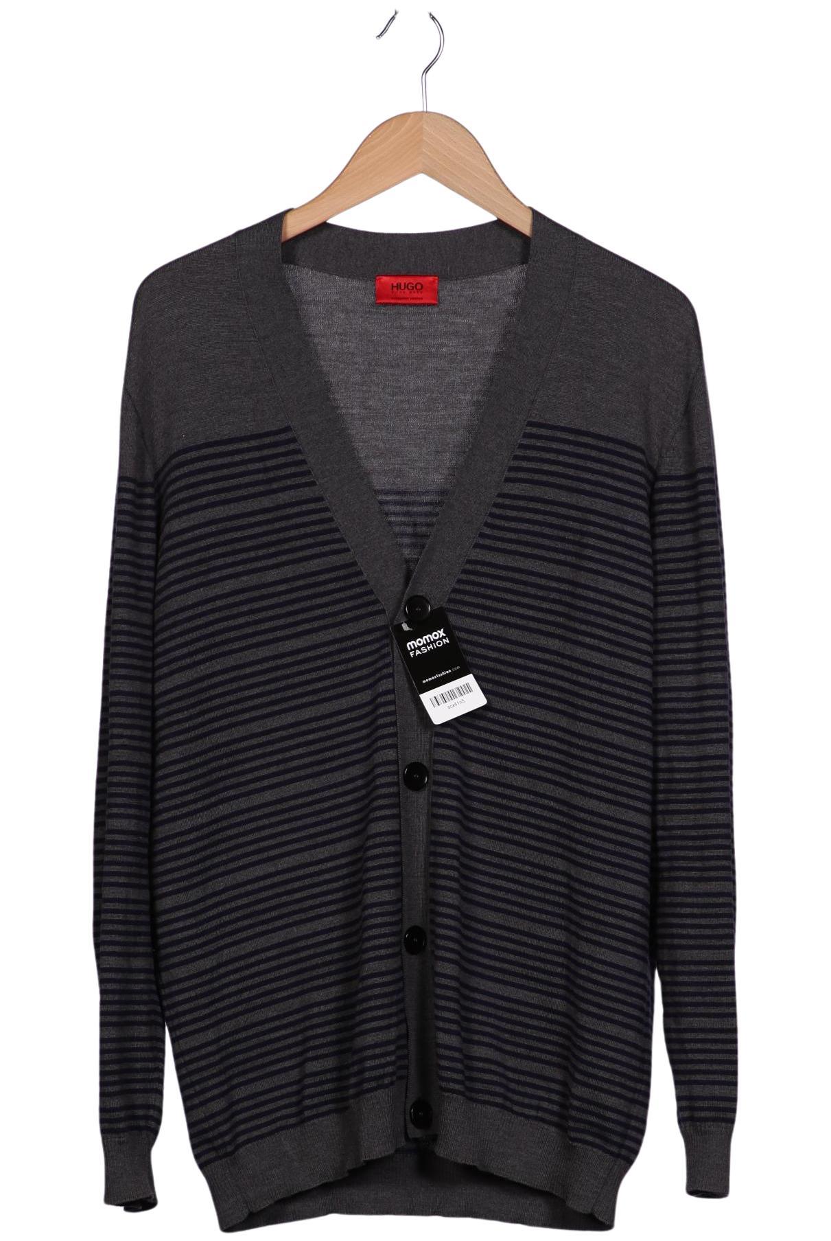 

Hugo by Hugo Boss Herren Strickjacke, grau, Gr. 56