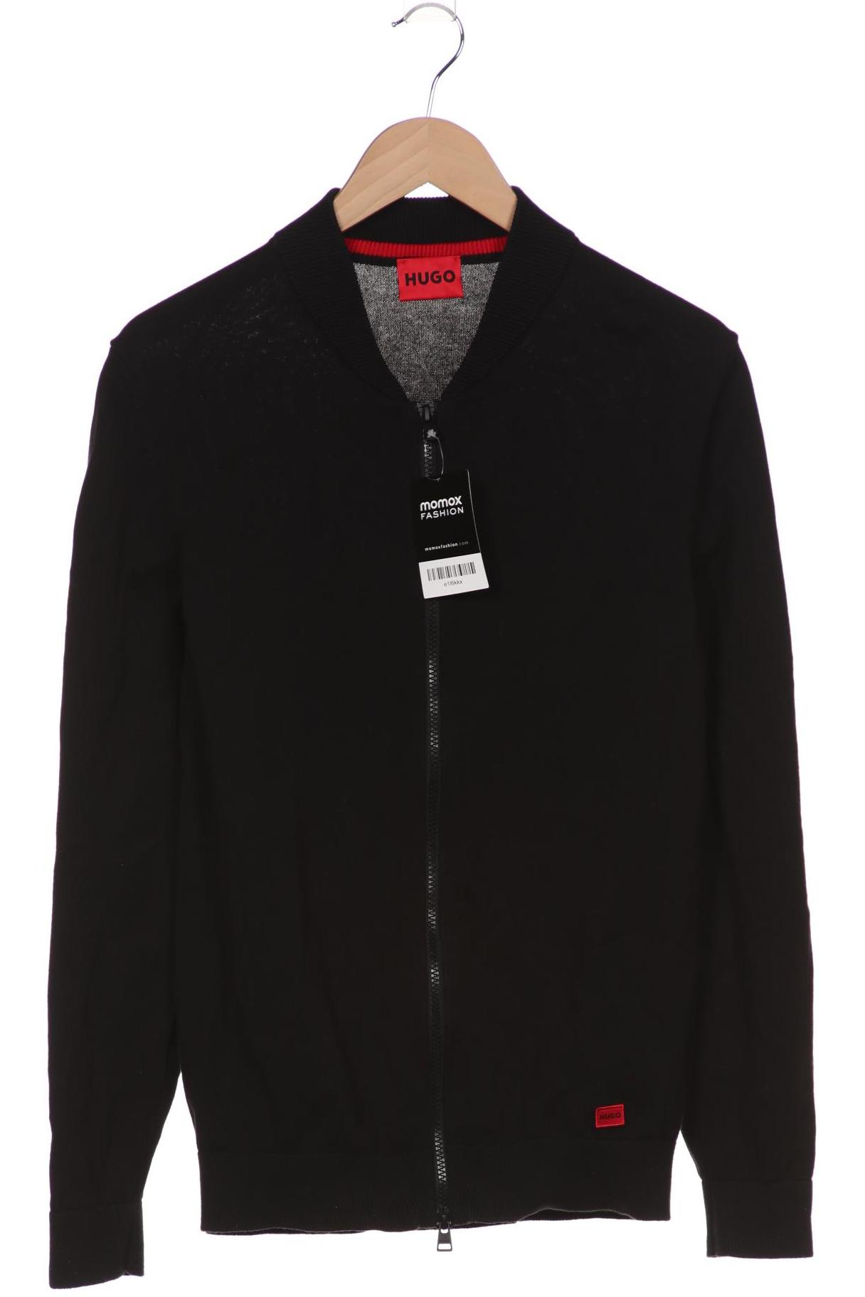 

Hugo by Hugo Boss Herren Strickjacke, schwarz, Gr. 48