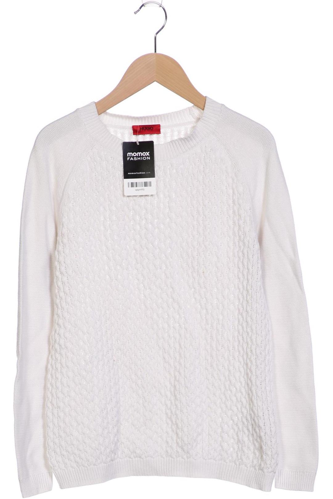 

Hugo by Hugo Boss Damen Pullover, weiß, Gr. 34
