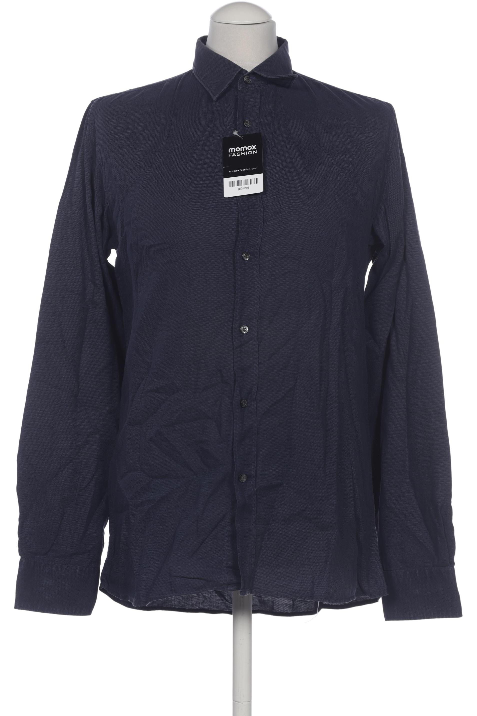 

Hugo by Hugo Boss Herren Hemd, marineblau, Gr. 48