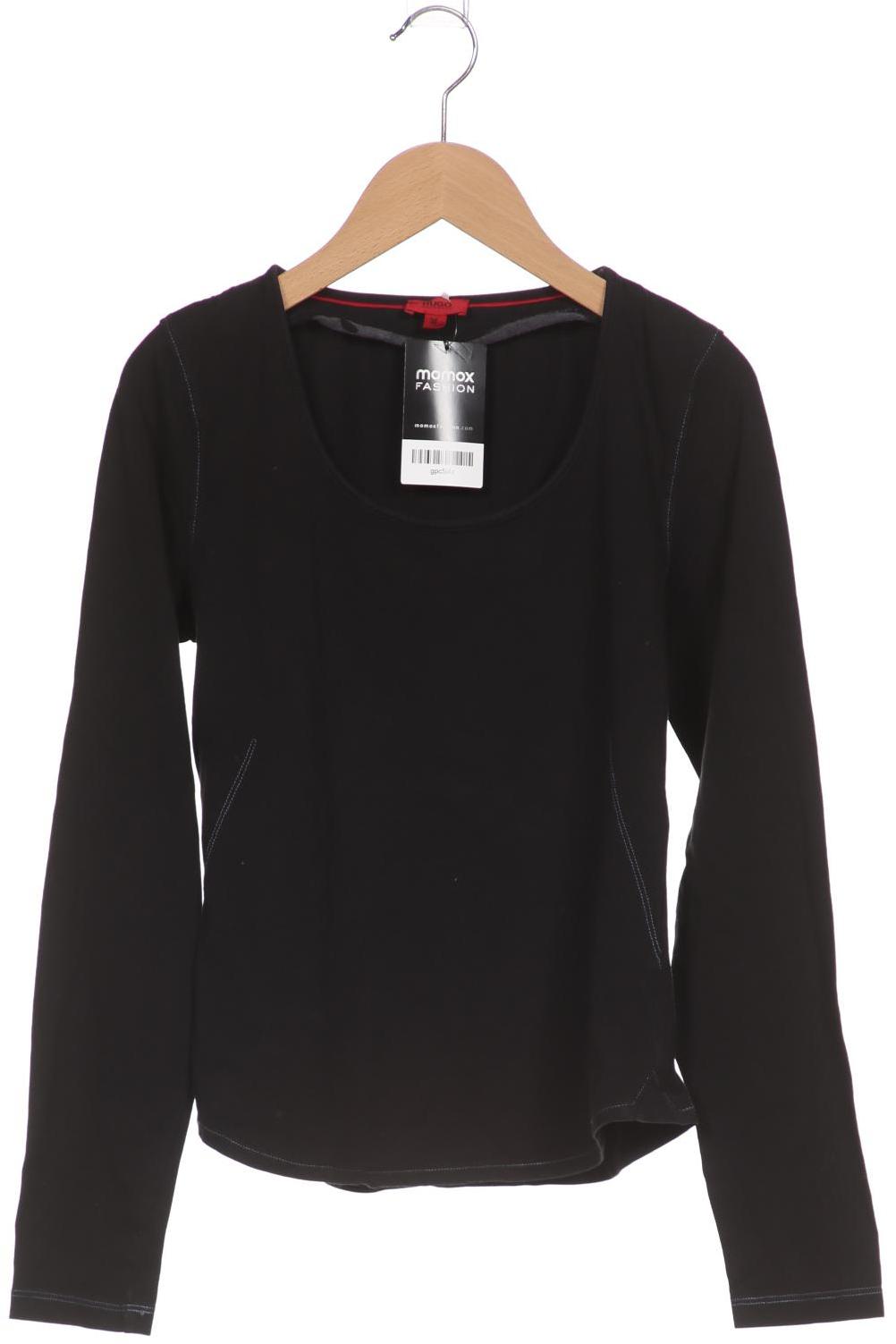 

Hugo by Hugo Boss Damen Langarmshirt, schwarz, Gr. 38