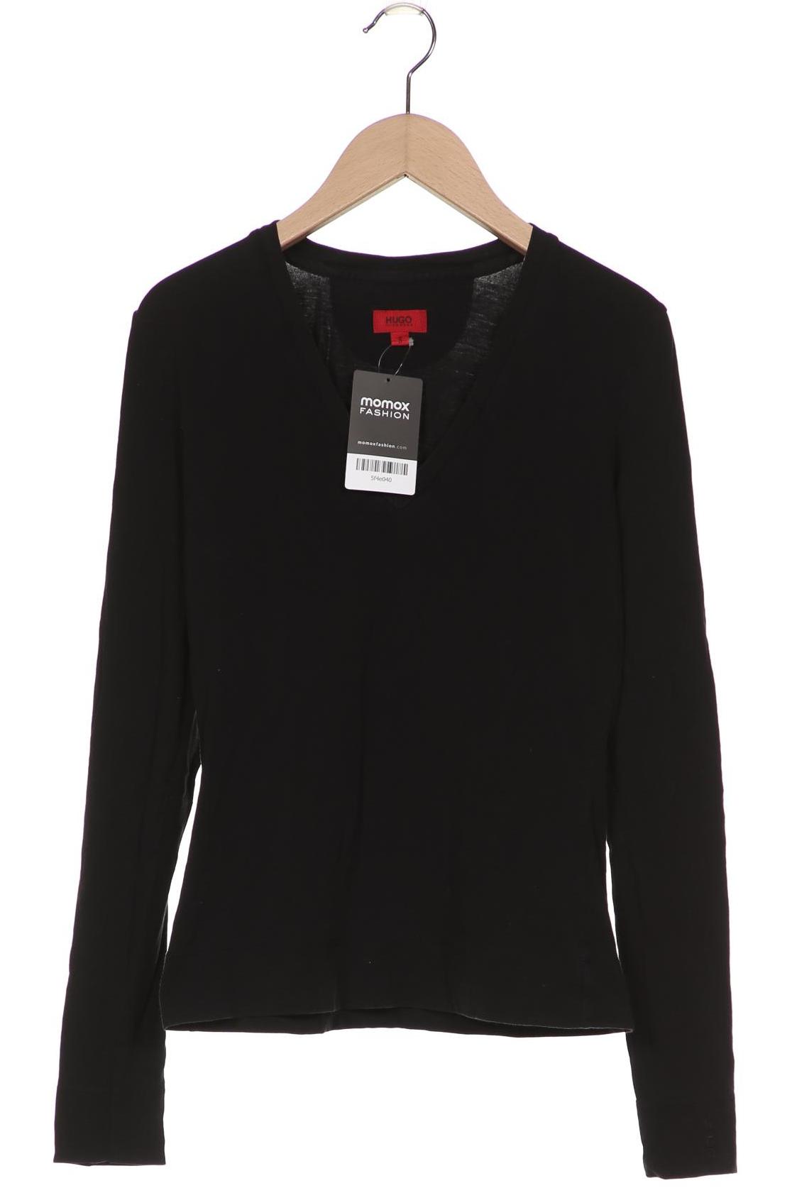

Hugo by Hugo Boss Damen Langarmshirt, schwarz, Gr. 36