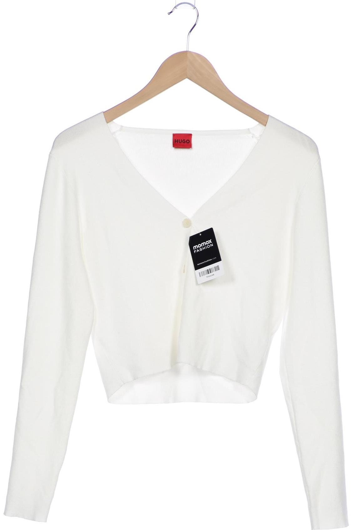 

Hugo by Hugo Boss Damen Strickjacke, weiß, Gr. 42