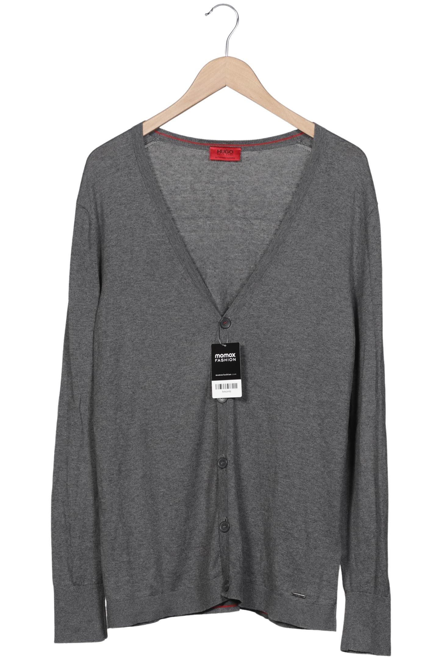 

Hugo by Hugo Boss Herren Strickjacke, grau, Gr. 54
