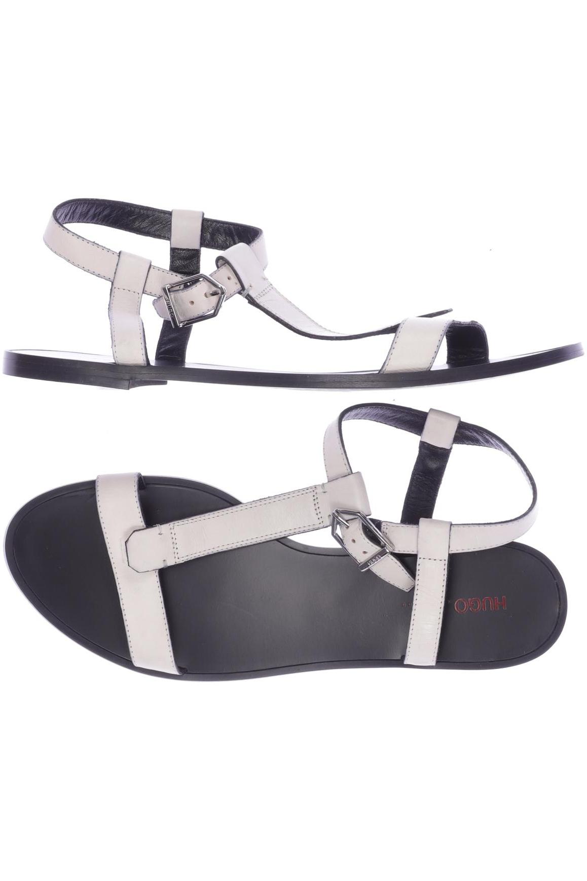 

Hugo by Hugo Boss Damen Sandale, weiß, Gr. 41