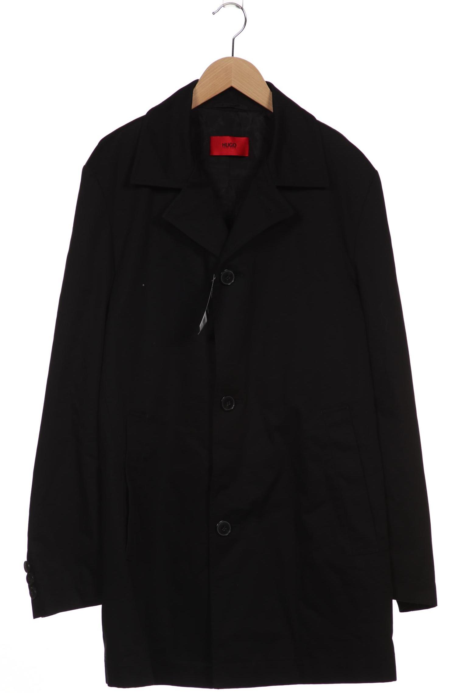 

Hugo by Hugo Boss Herren Mantel, schwarz, Gr. 52