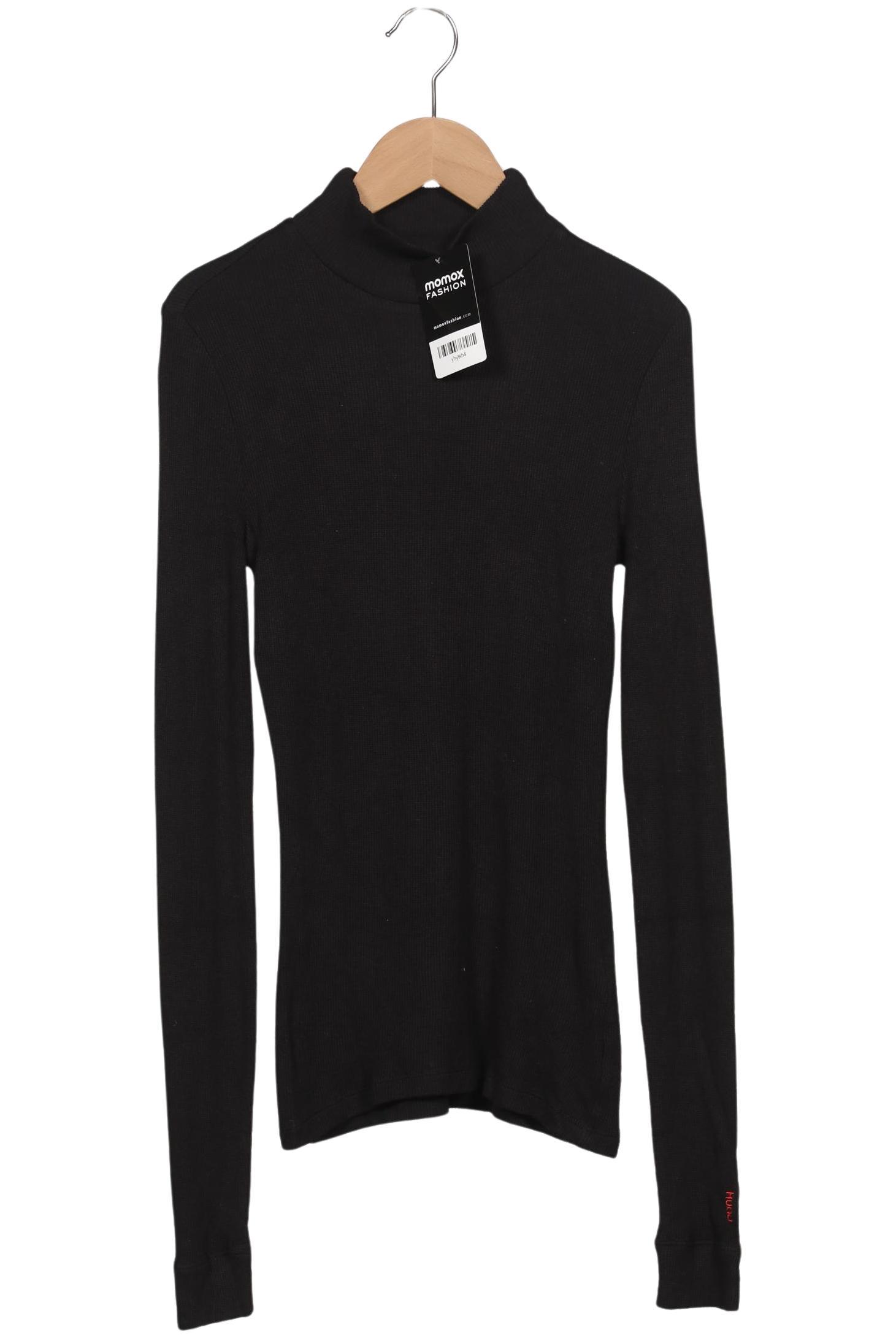 

Hugo by Hugo Boss Damen Langarmshirt, schwarz, Gr. 36