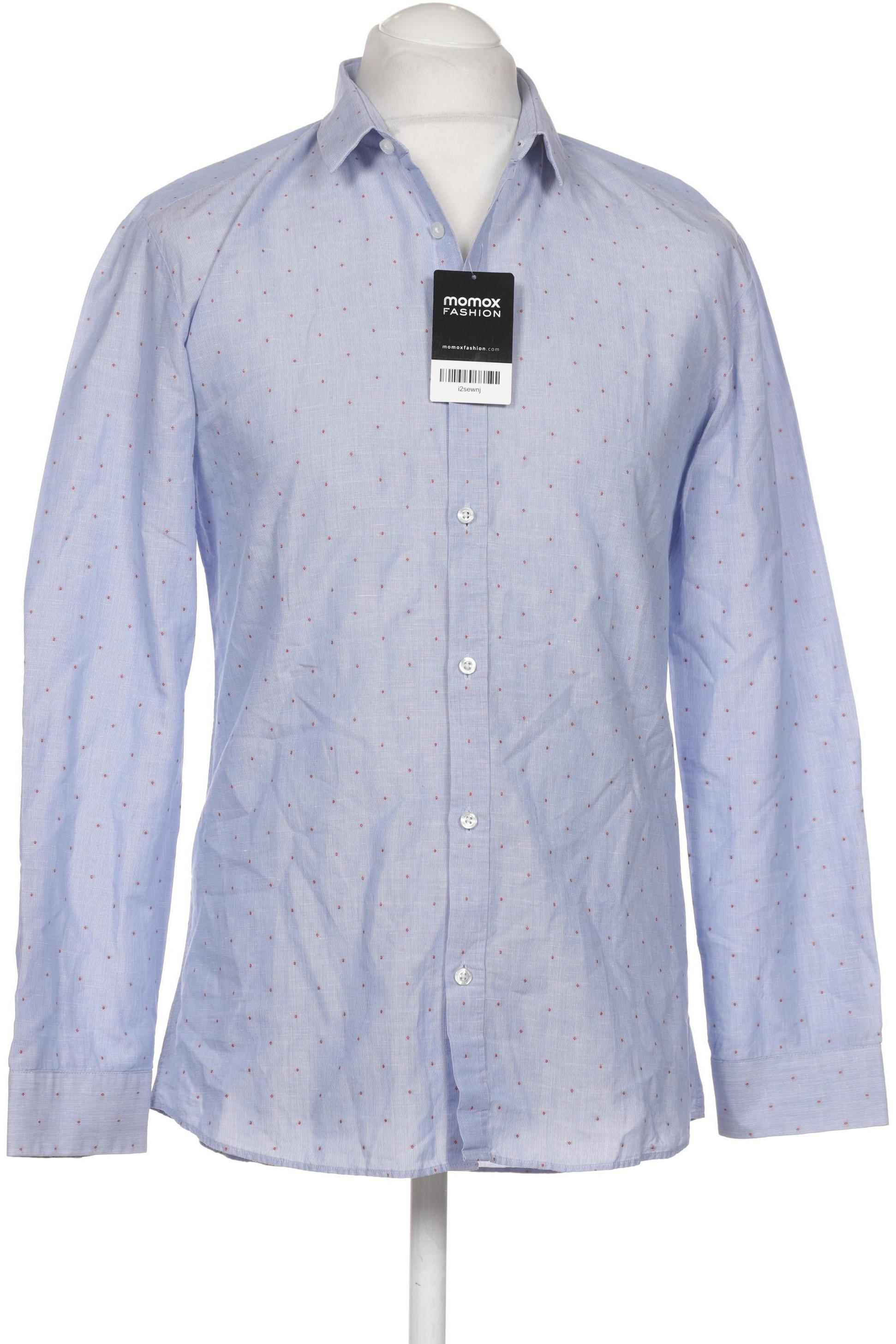 

Hugo by Hugo Boss Herren Hemd, blau, Gr. 52
