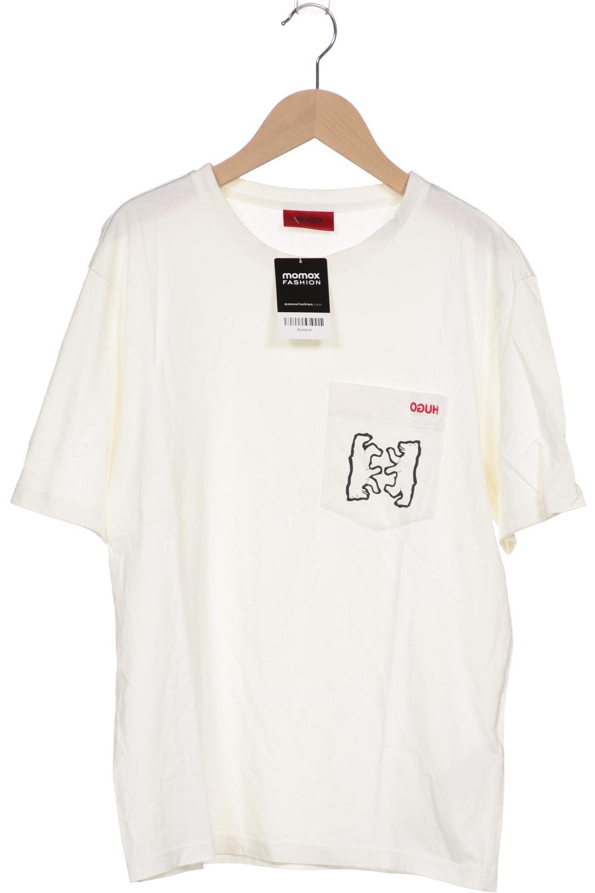 

HUGO by Hugo Boss Herren T-Shirt, cremeweiß