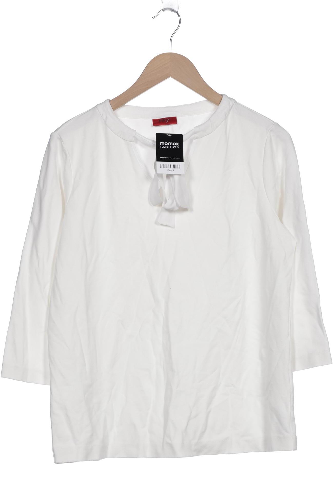 

Hugo by Hugo Boss Damen Langarmshirt, weiß, Gr. 44