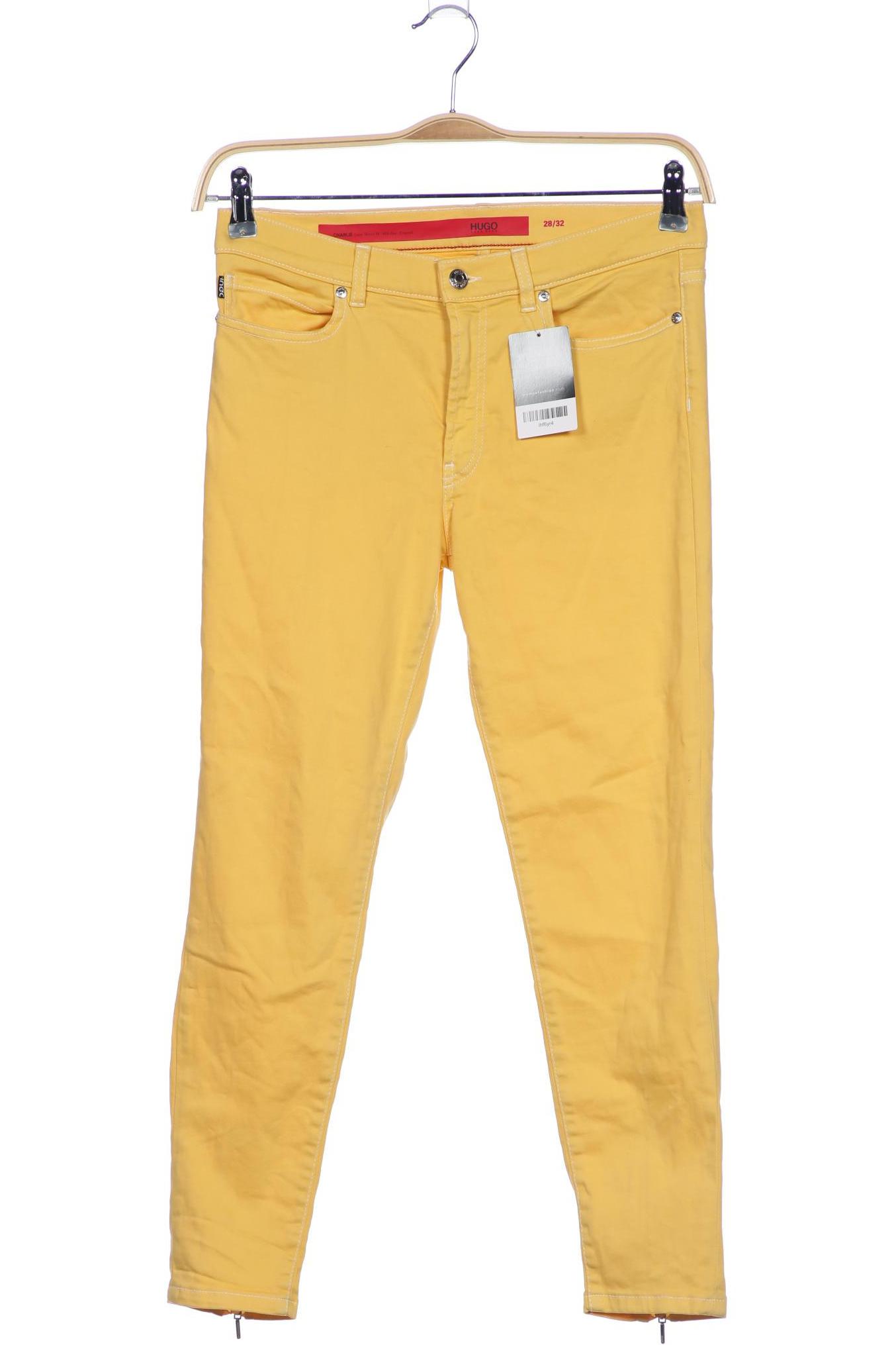 

Hugo by Hugo Boss Damen Jeans, gelb, Gr. 28