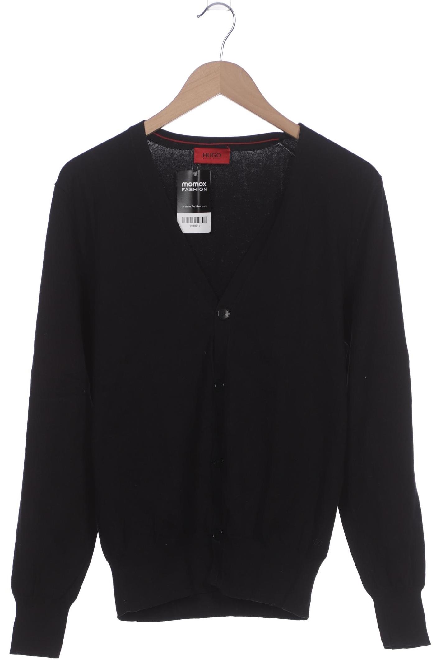 

Hugo by Hugo Boss Herren Strickjacke, schwarz, Gr. 48