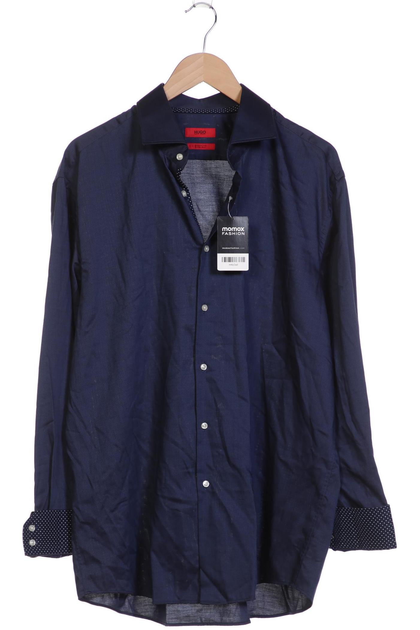 

Hugo by Hugo Boss Herren Hemd, marineblau, Gr. 17.5