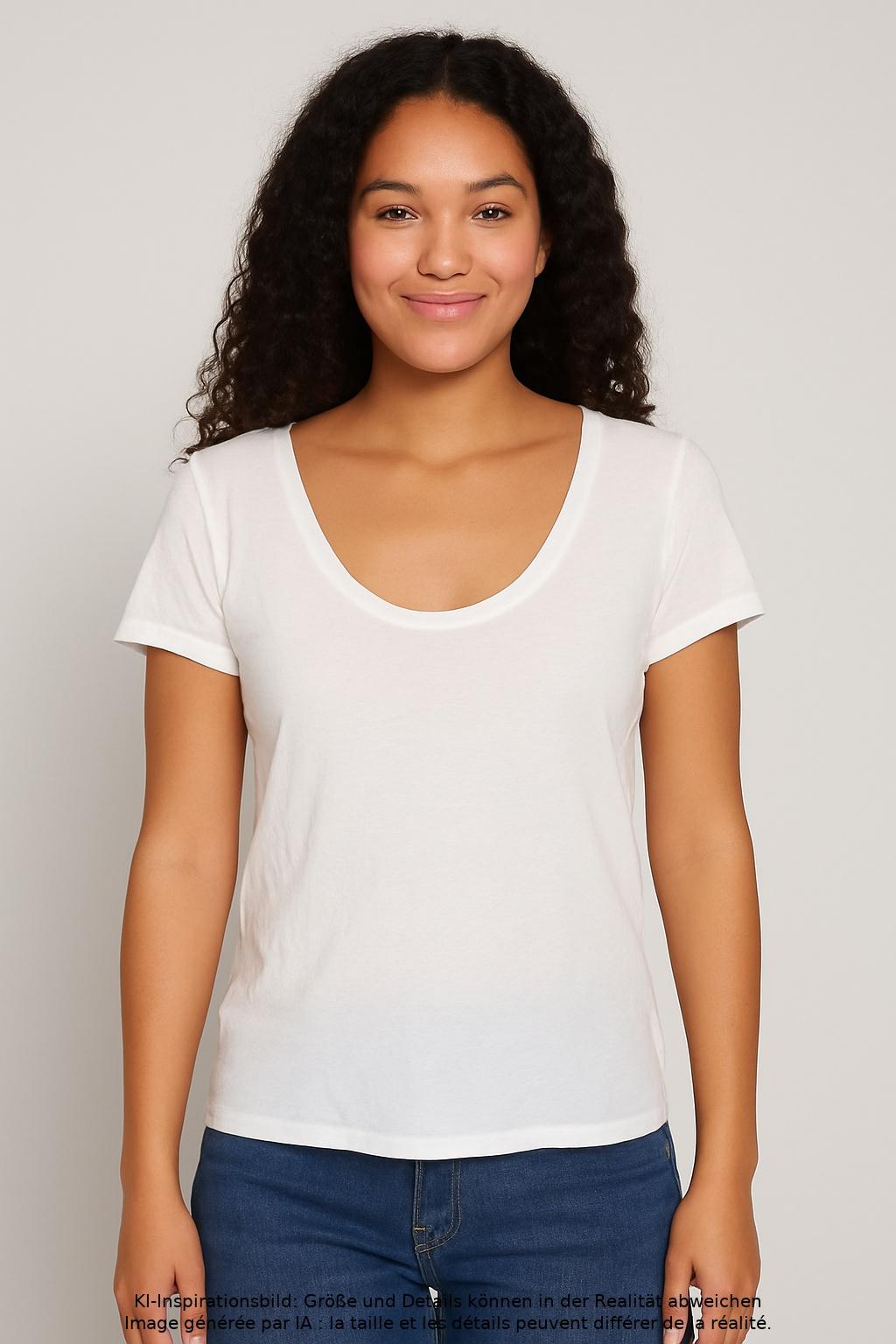 

Hugo by Hugo Boss Damen T-Shirt, weiß, Gr. 36