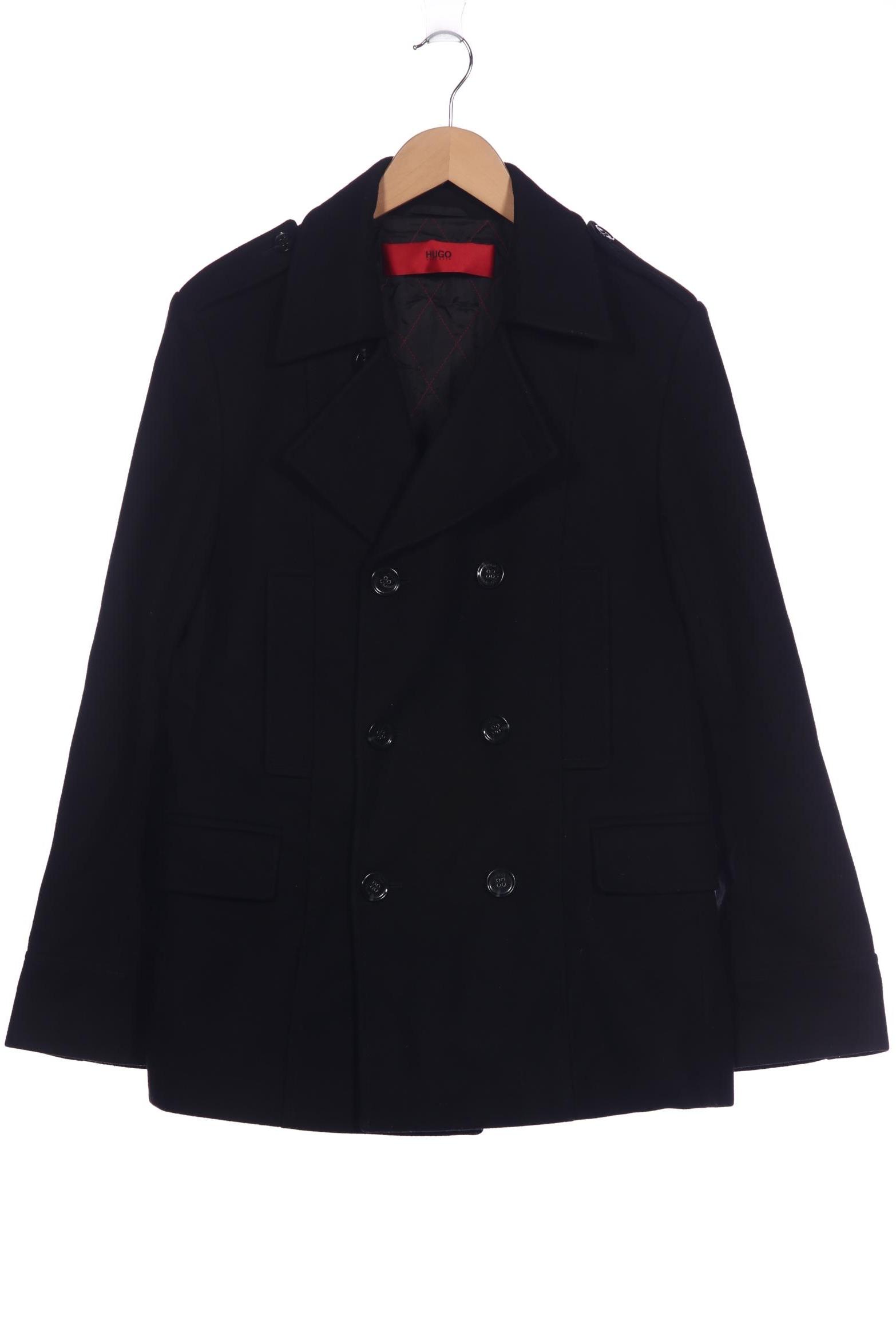 

Hugo by Hugo Boss Herren Mantel, schwarz, Gr. 48