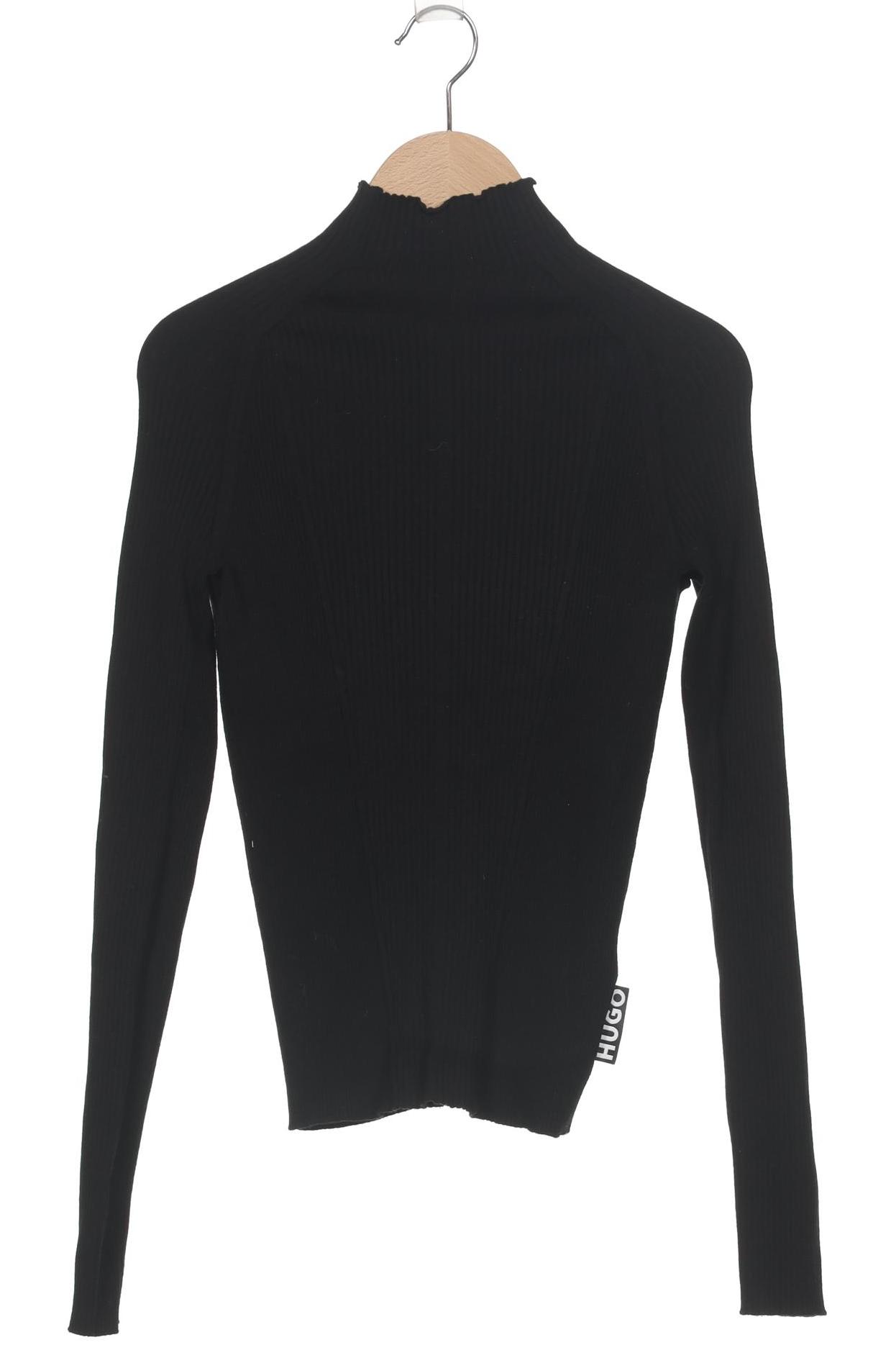 

Hugo by Hugo Boss Damen Langarmshirt, schwarz, Gr. 36