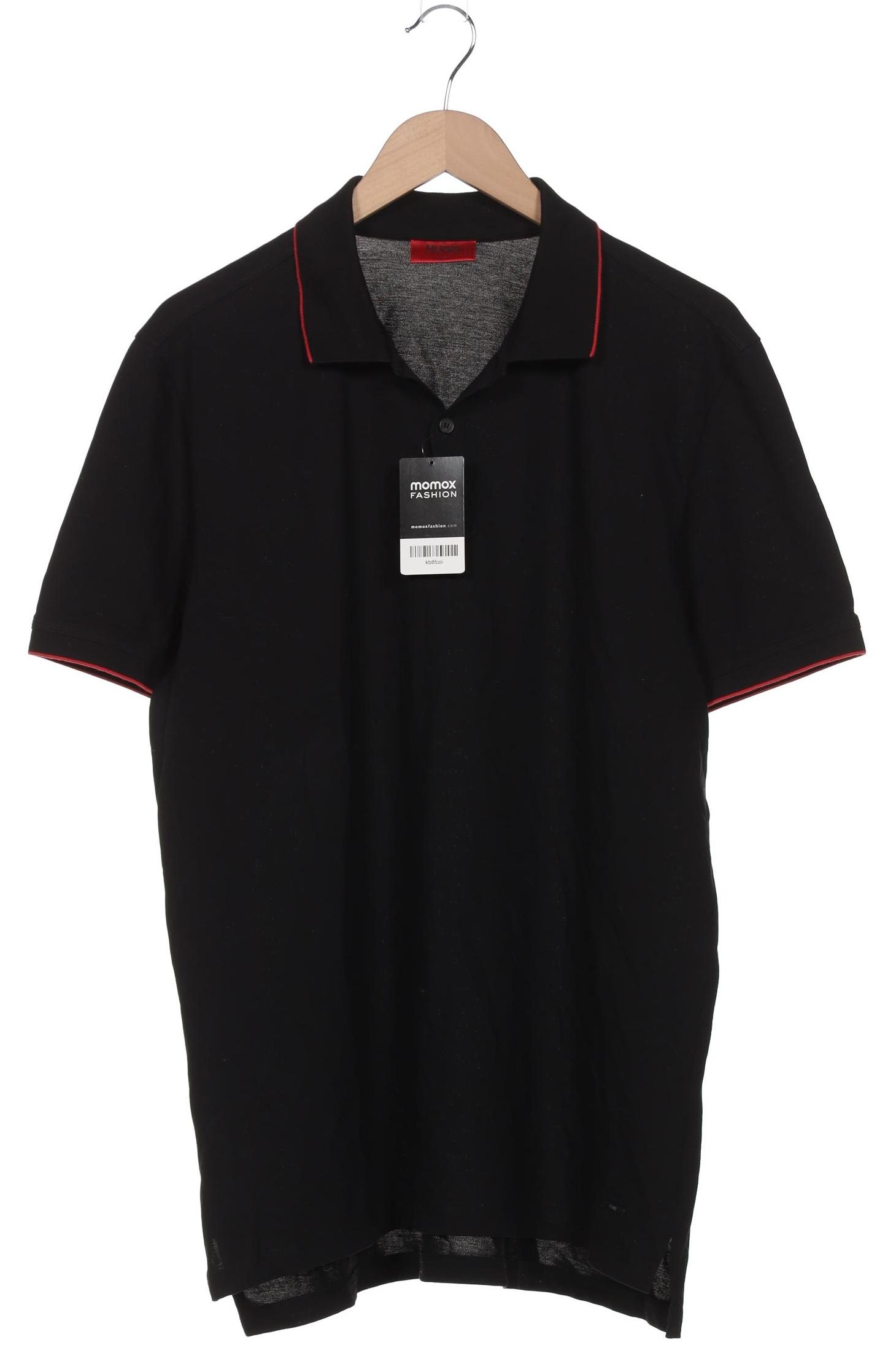 

Hugo by Hugo Boss Herren Poloshirt, schwarz, Gr. 56