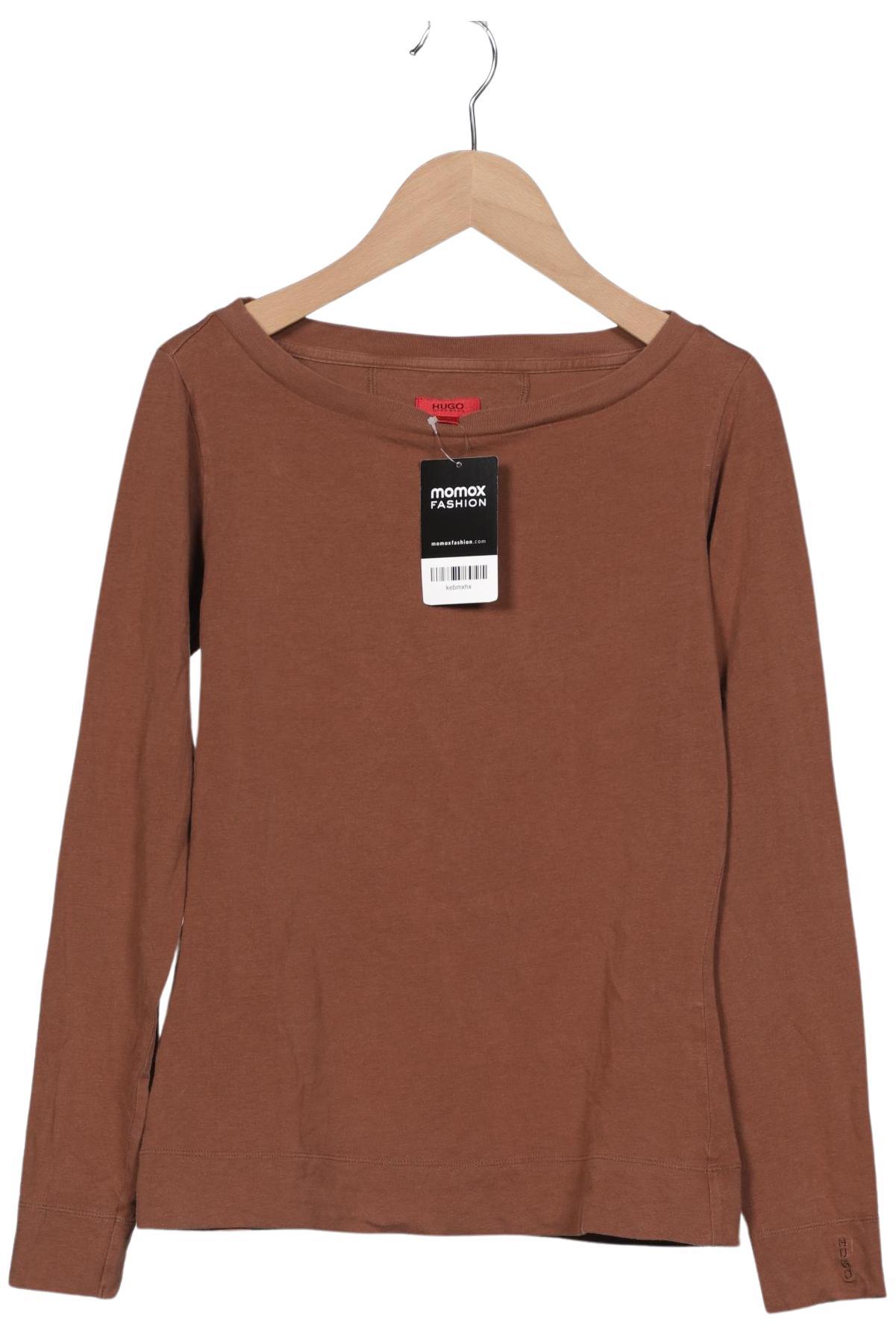 

Hugo by Hugo Boss Damen Langarmshirt, braun, Gr. 38