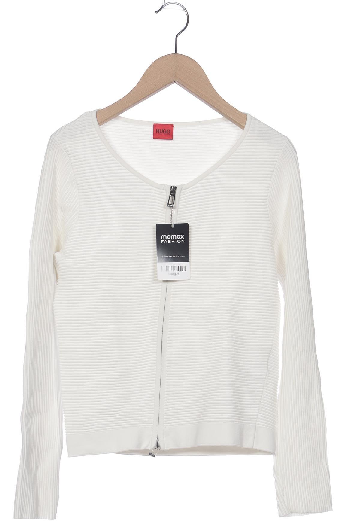 

Hugo by Hugo Boss Damen Strickjacke, weiß, Gr. 34