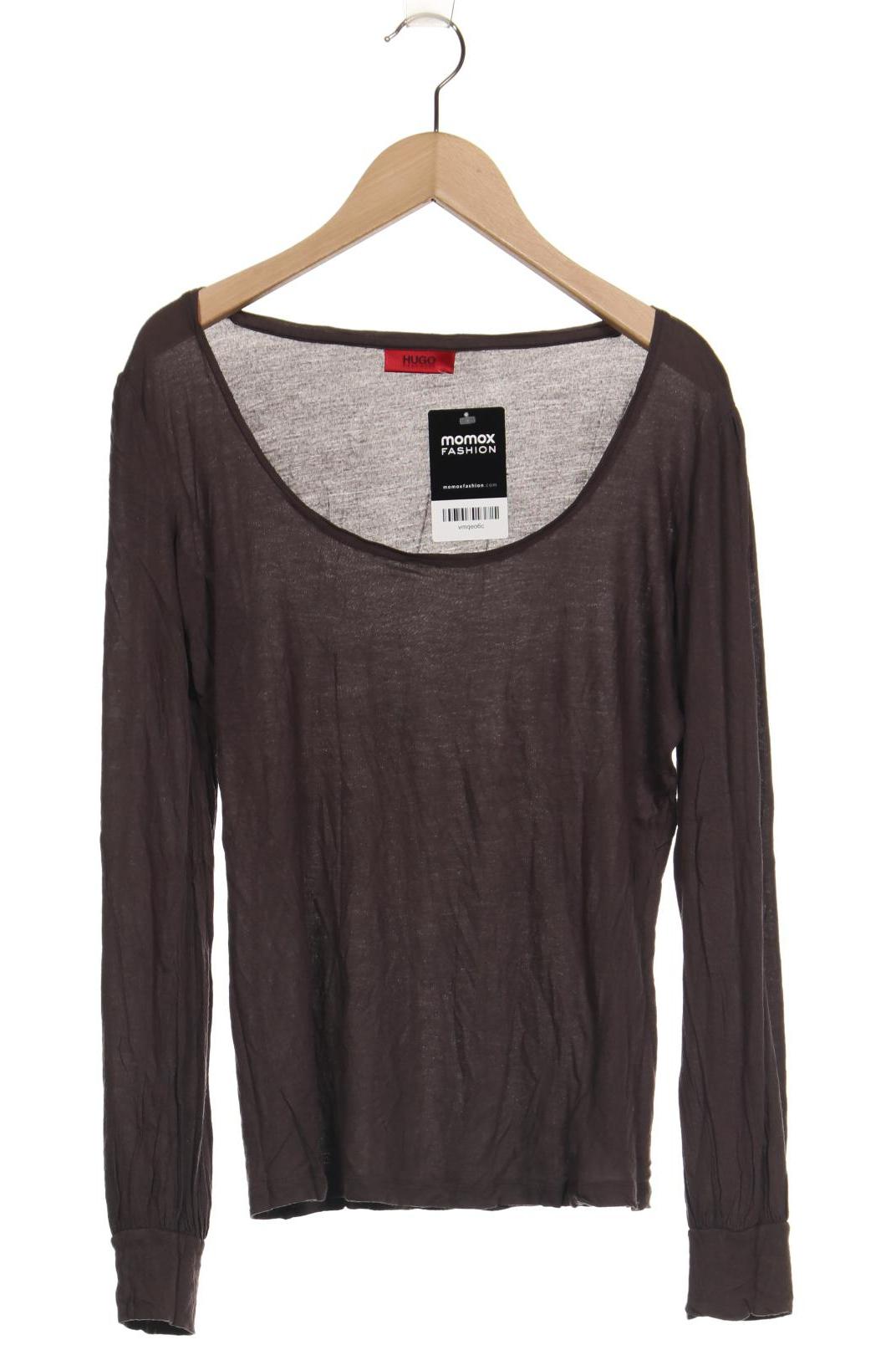 

Hugo by Hugo Boss Damen Langarmshirt, braun, Gr. 36