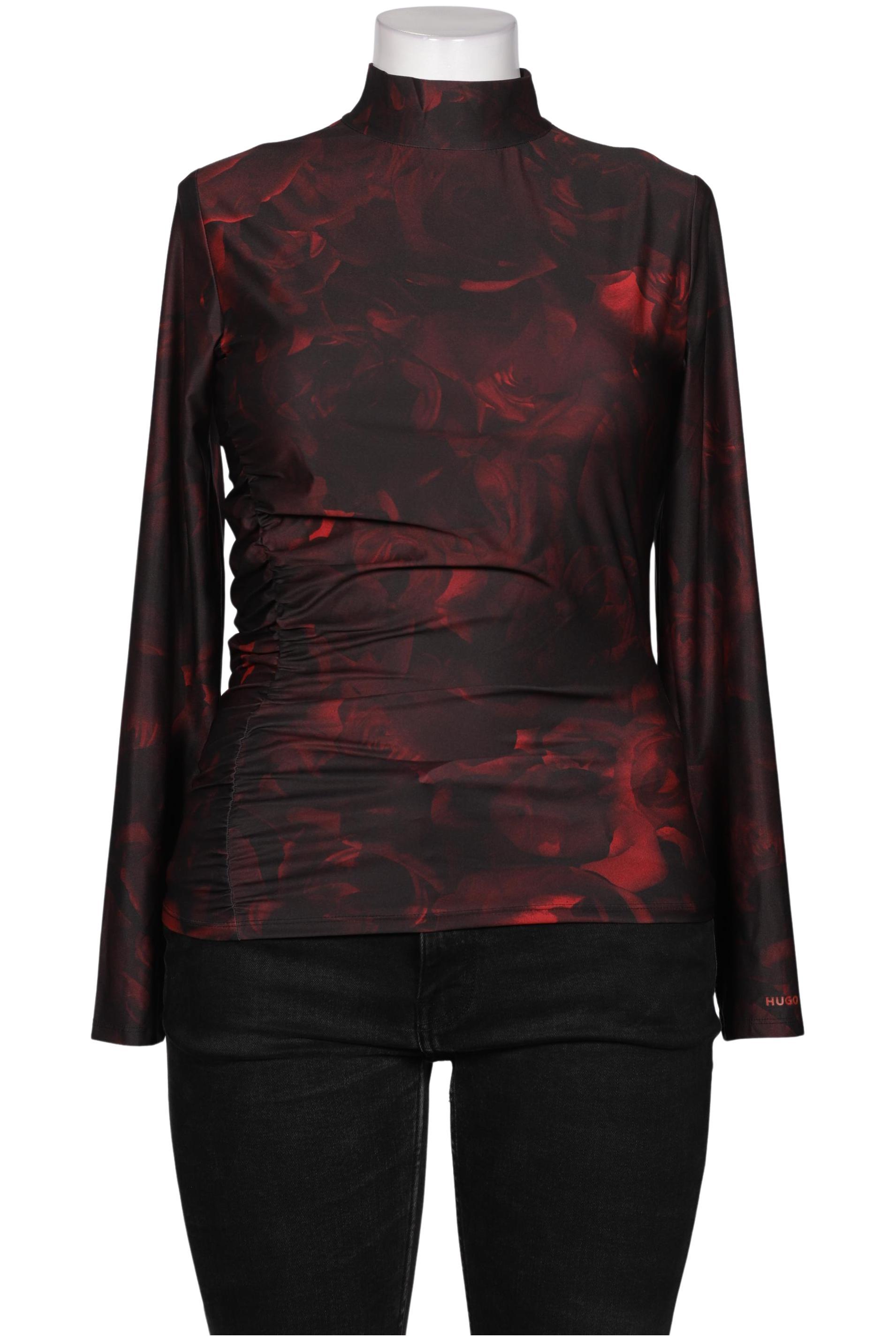 

Hugo by Hugo Boss Damen Langarmshirt, rot, Gr. 42