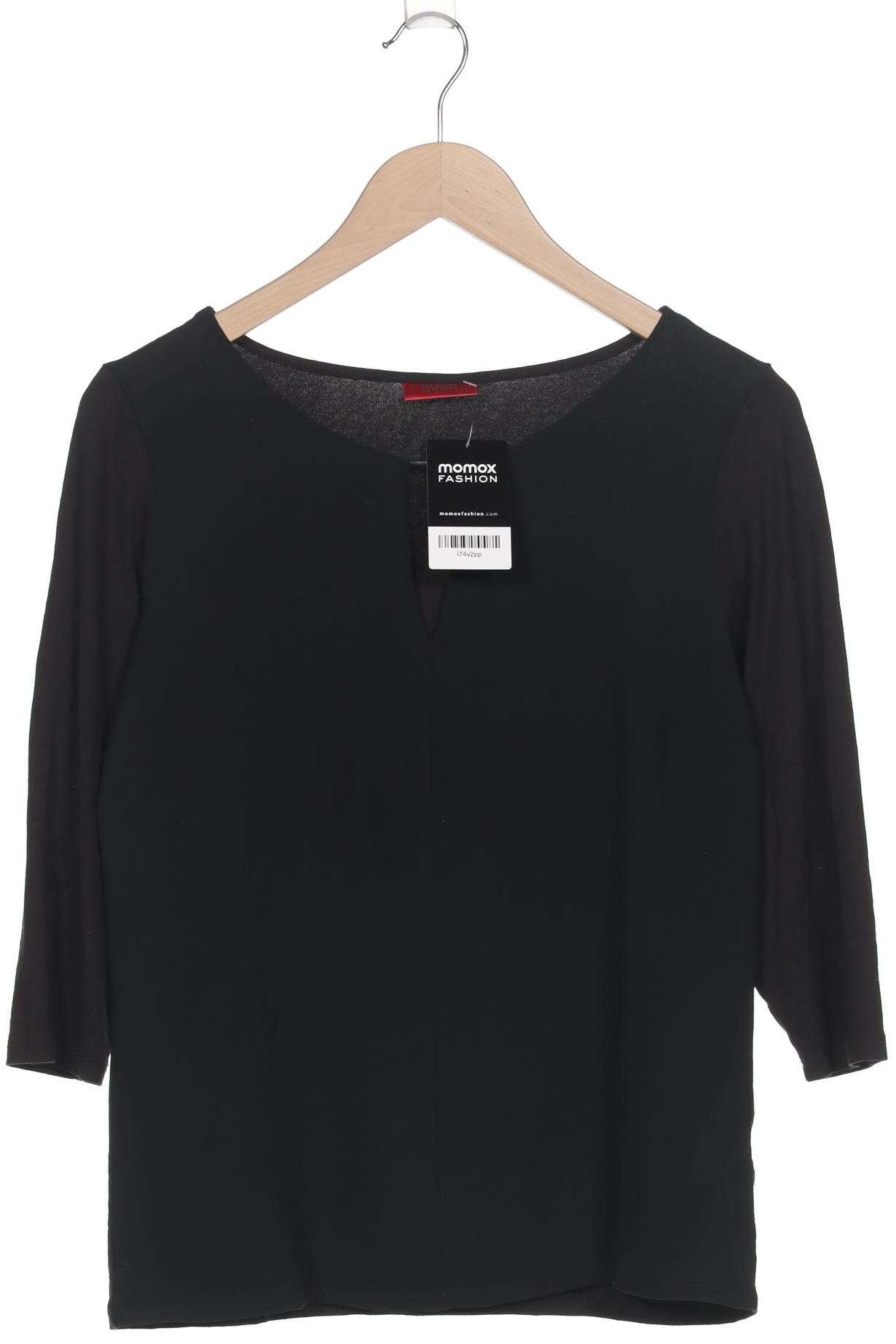 

Hugo by Hugo Boss Damen Langarmshirt, schwarz, Gr. 38