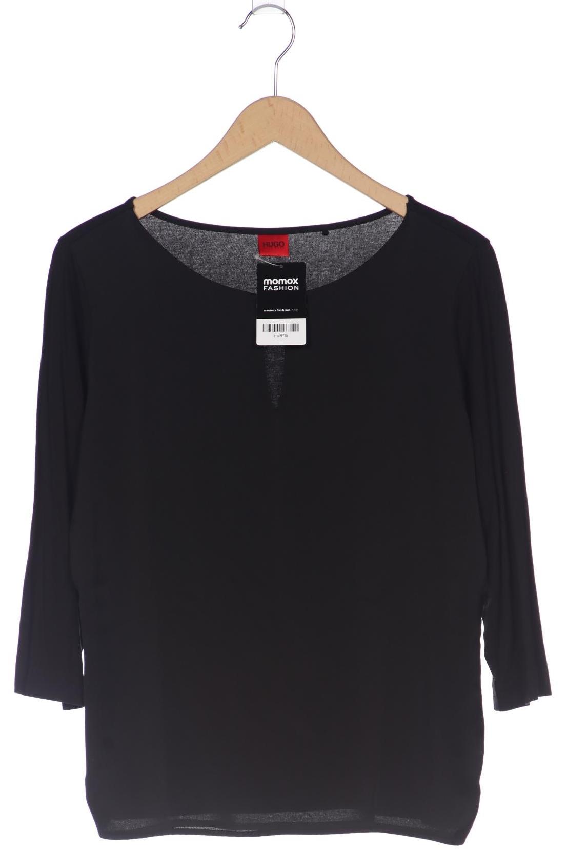 

Hugo by Hugo Boss Damen Langarmshirt, schwarz, Gr. 38