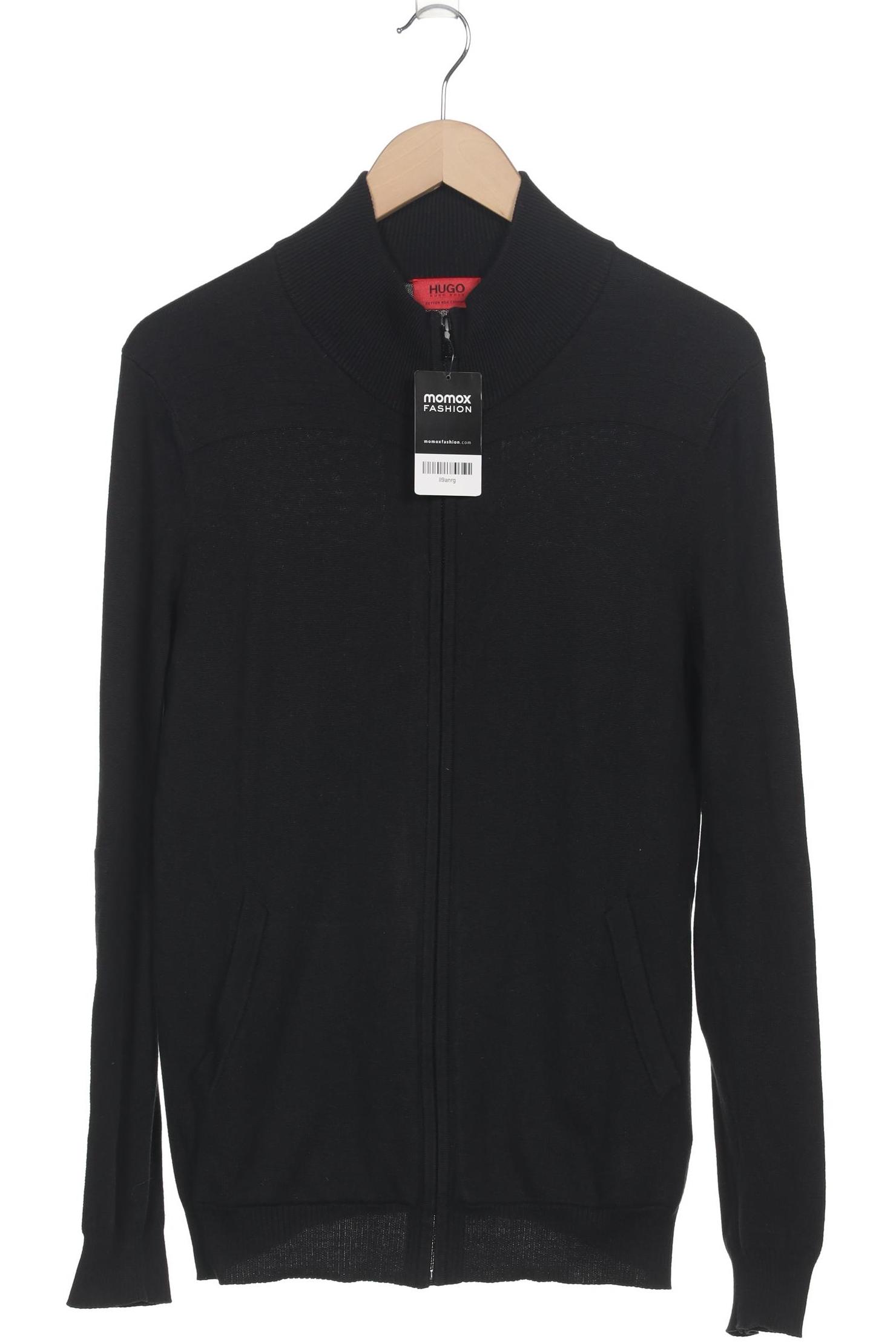 

Hugo by Hugo Boss Herren Strickjacke, schwarz, Gr. 48