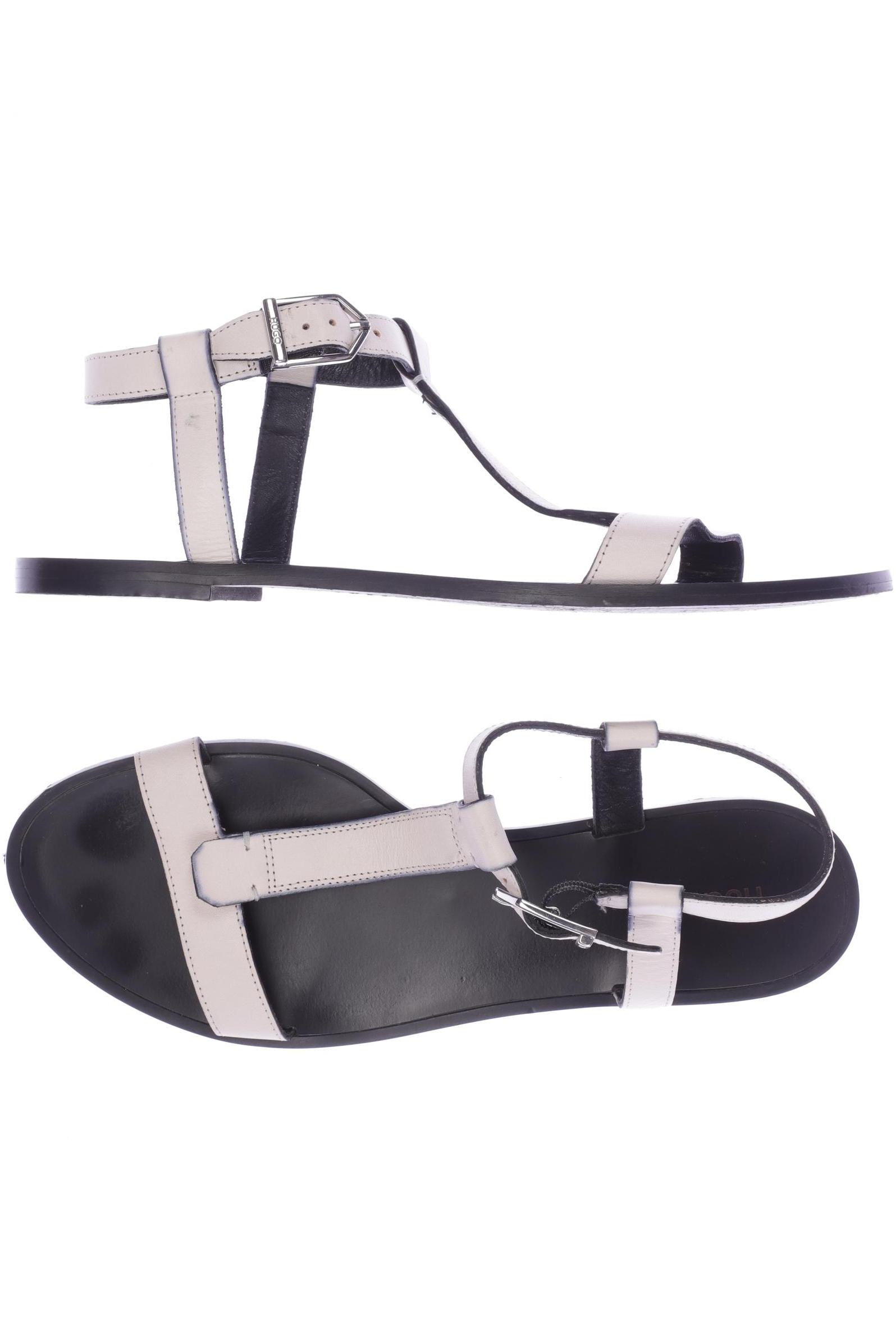 

Hugo by Hugo Boss Damen Sandale, cremeweiß, Gr. 40