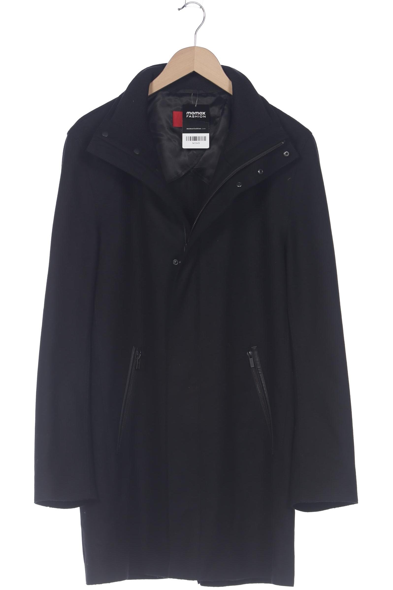 

Hugo by Hugo Boss Herren Mantel, schwarz, Gr. 52