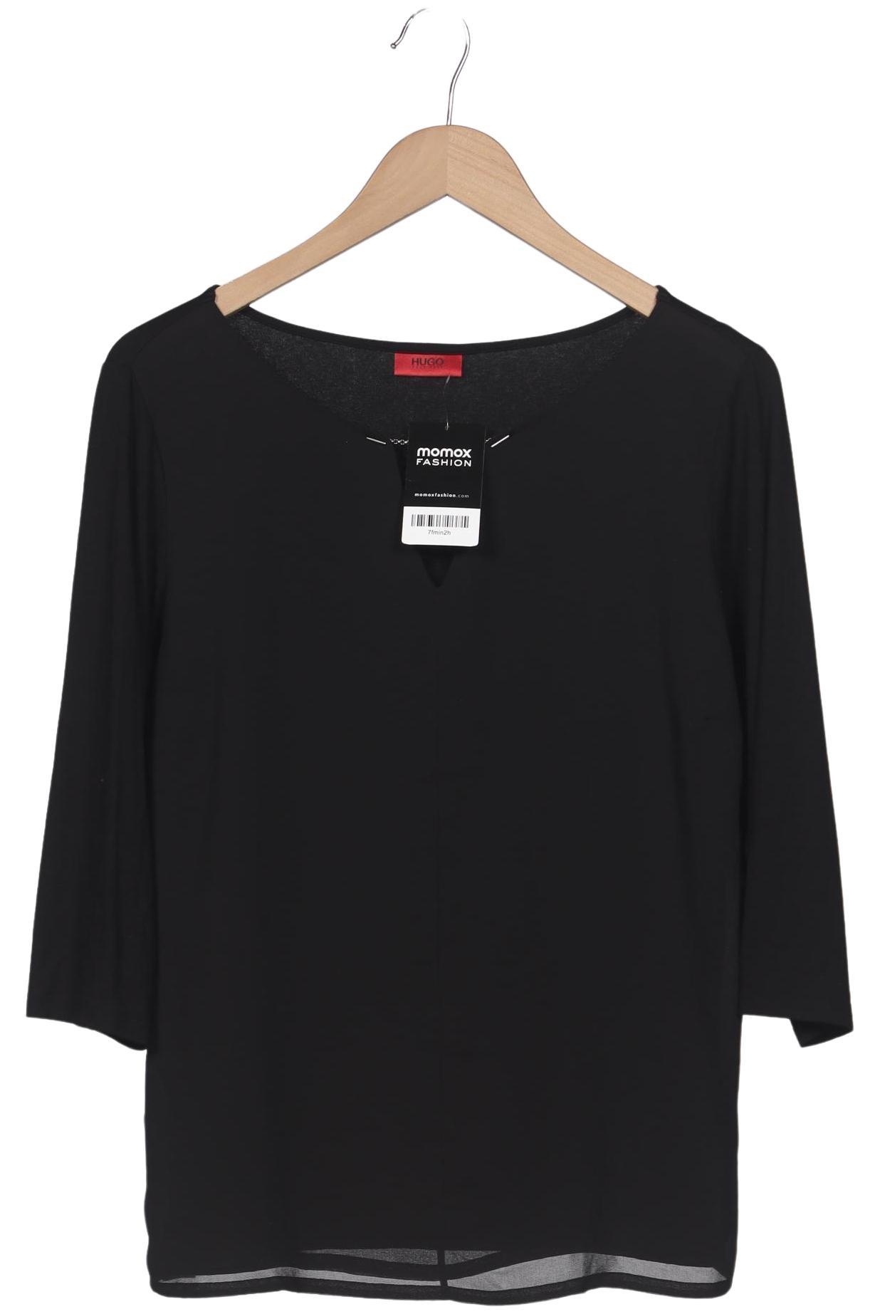 

Hugo by Hugo Boss Damen Langarmshirt, schwarz, Gr. 44