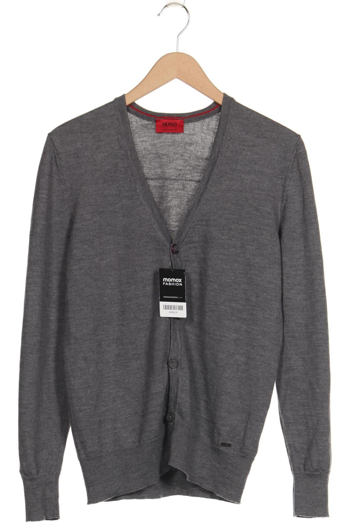 

Hugo by Hugo Boss Herren Strickjacke, grau, Gr. 52