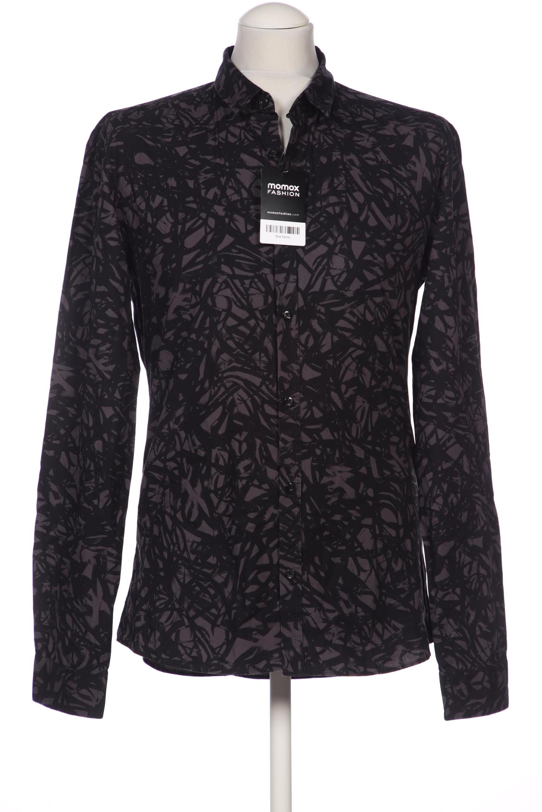 

Hugo by Hugo Boss Herren Hemd, schwarz, Gr. 48