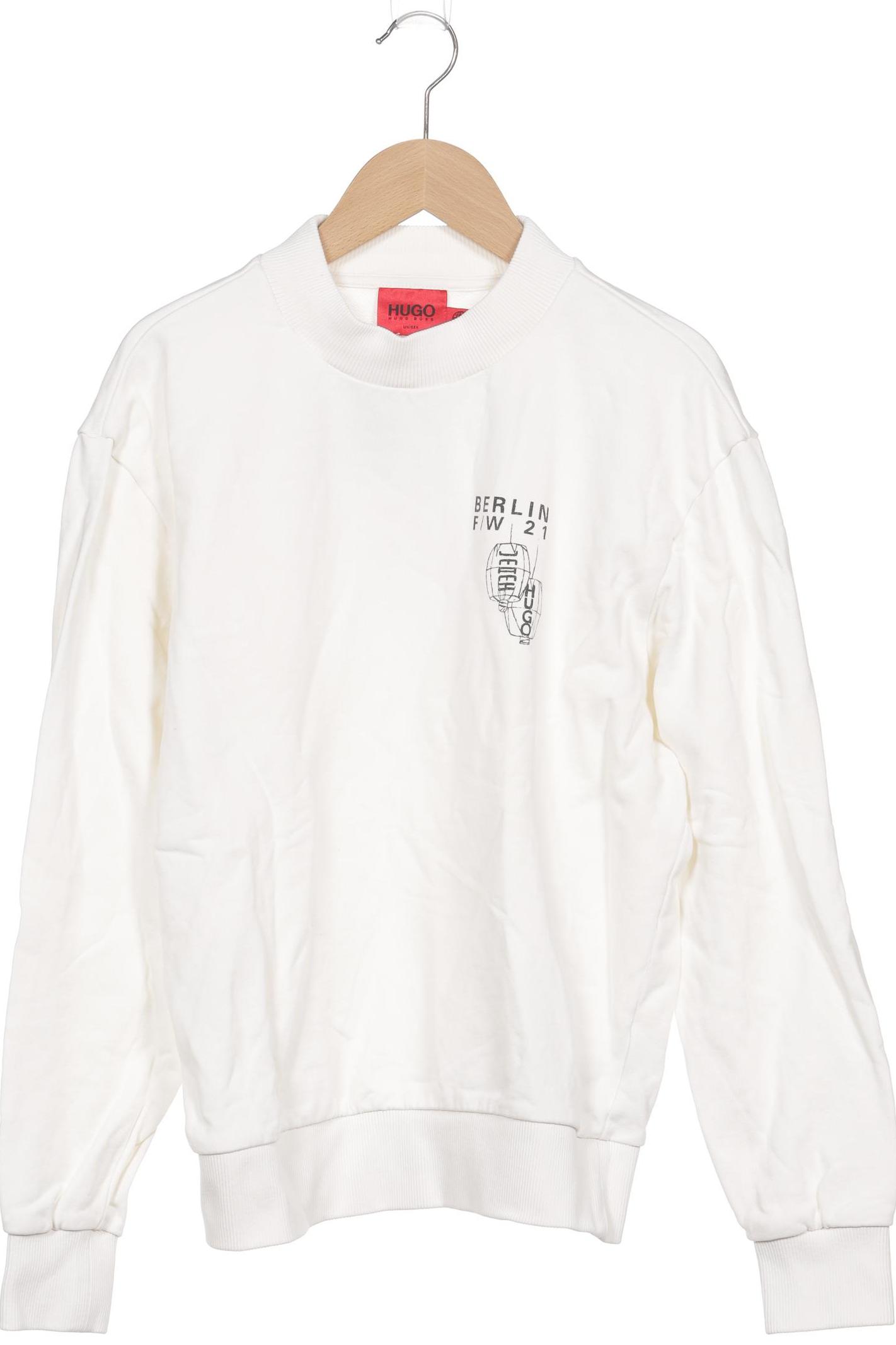

Hugo by Hugo Boss Damen Sweatshirt, weiß, Gr. 34