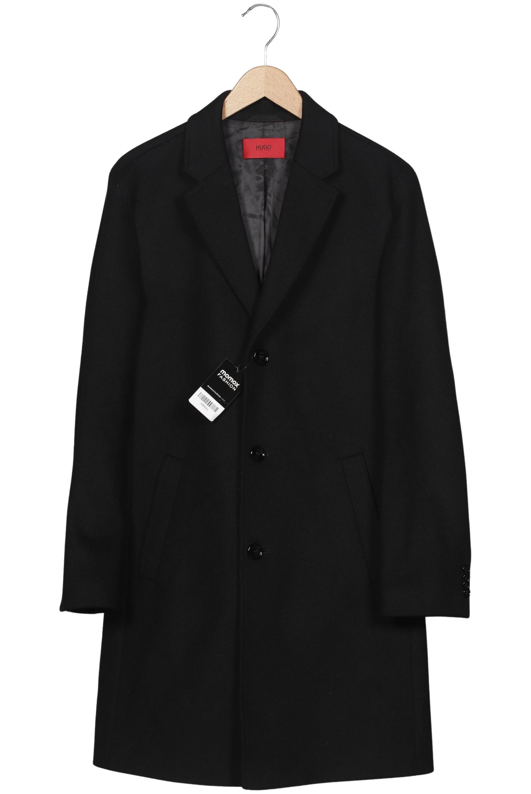 

Hugo by Hugo Boss Herren Mantel, schwarz, Gr. 48