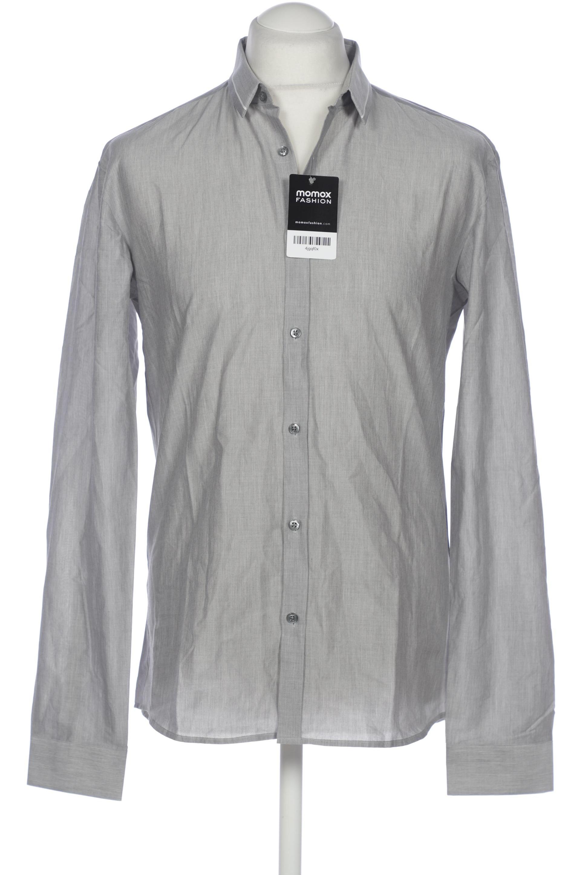 

Hugo by Hugo Boss Herren Hemd, grau, Gr. 52
